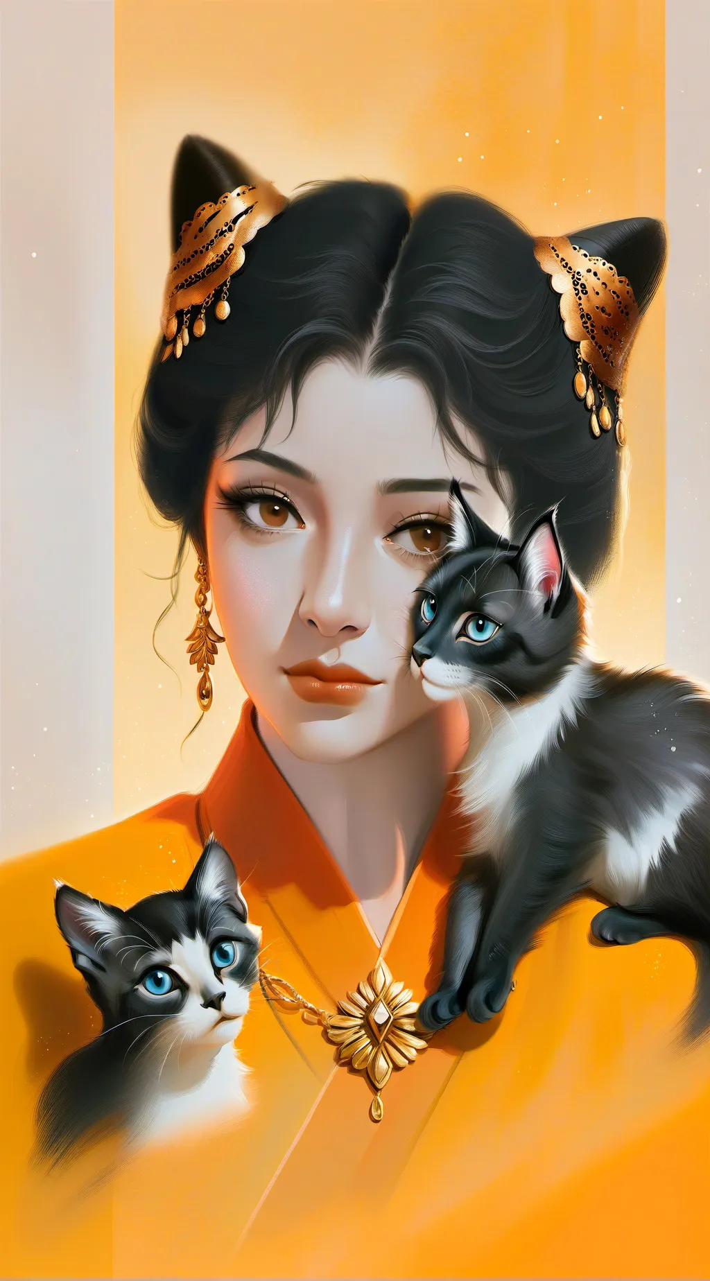 ai character: tu esposa y crías background