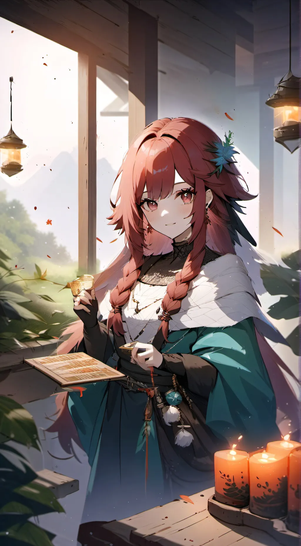 ai character: Nina  background