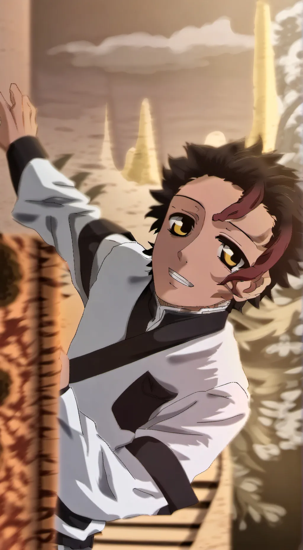 ai character: Tanjiro background