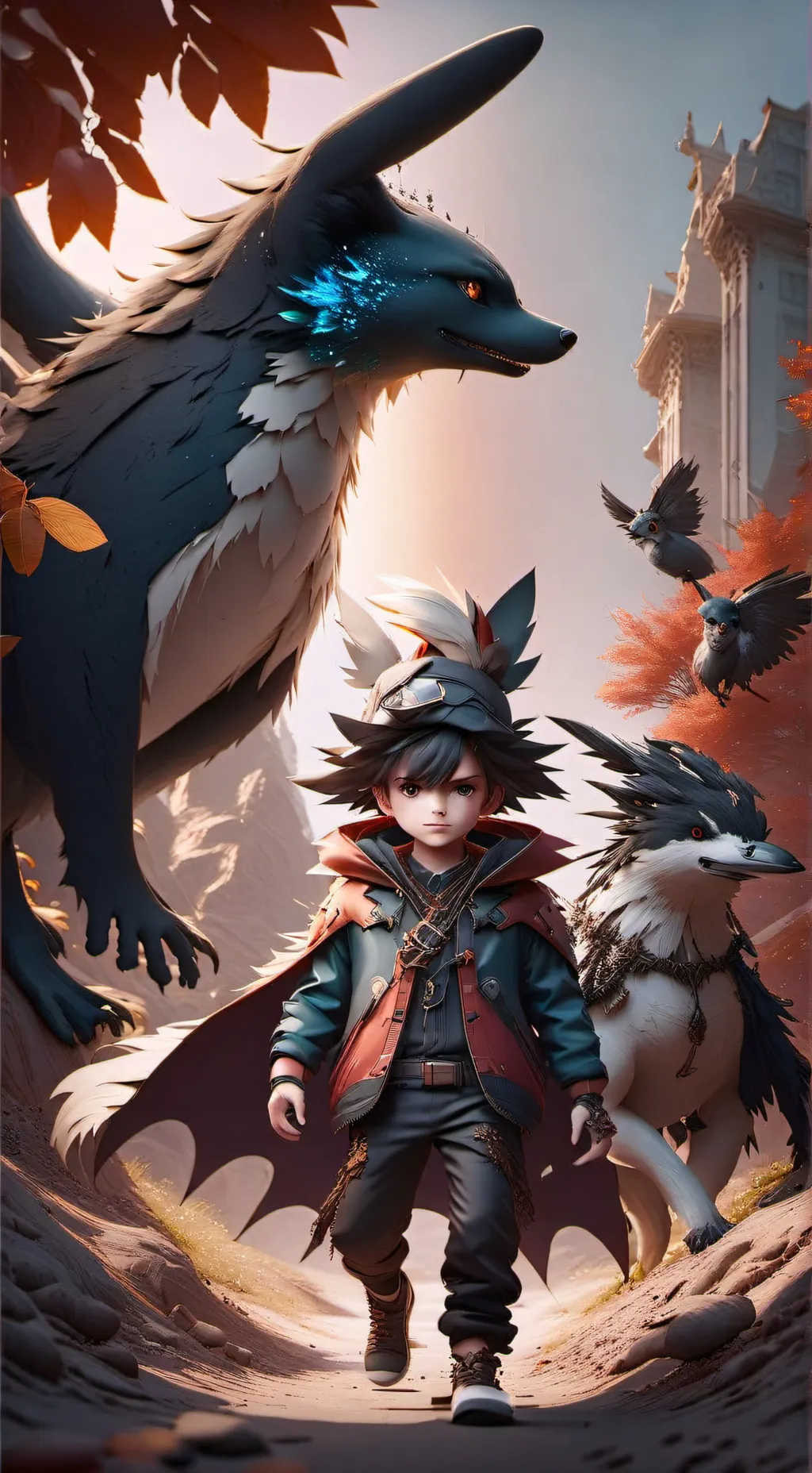 ai character: Pokémon background