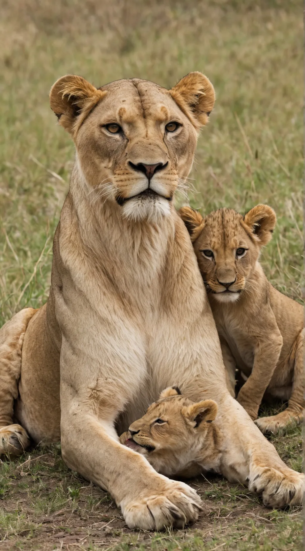 ai character: The lion king  background