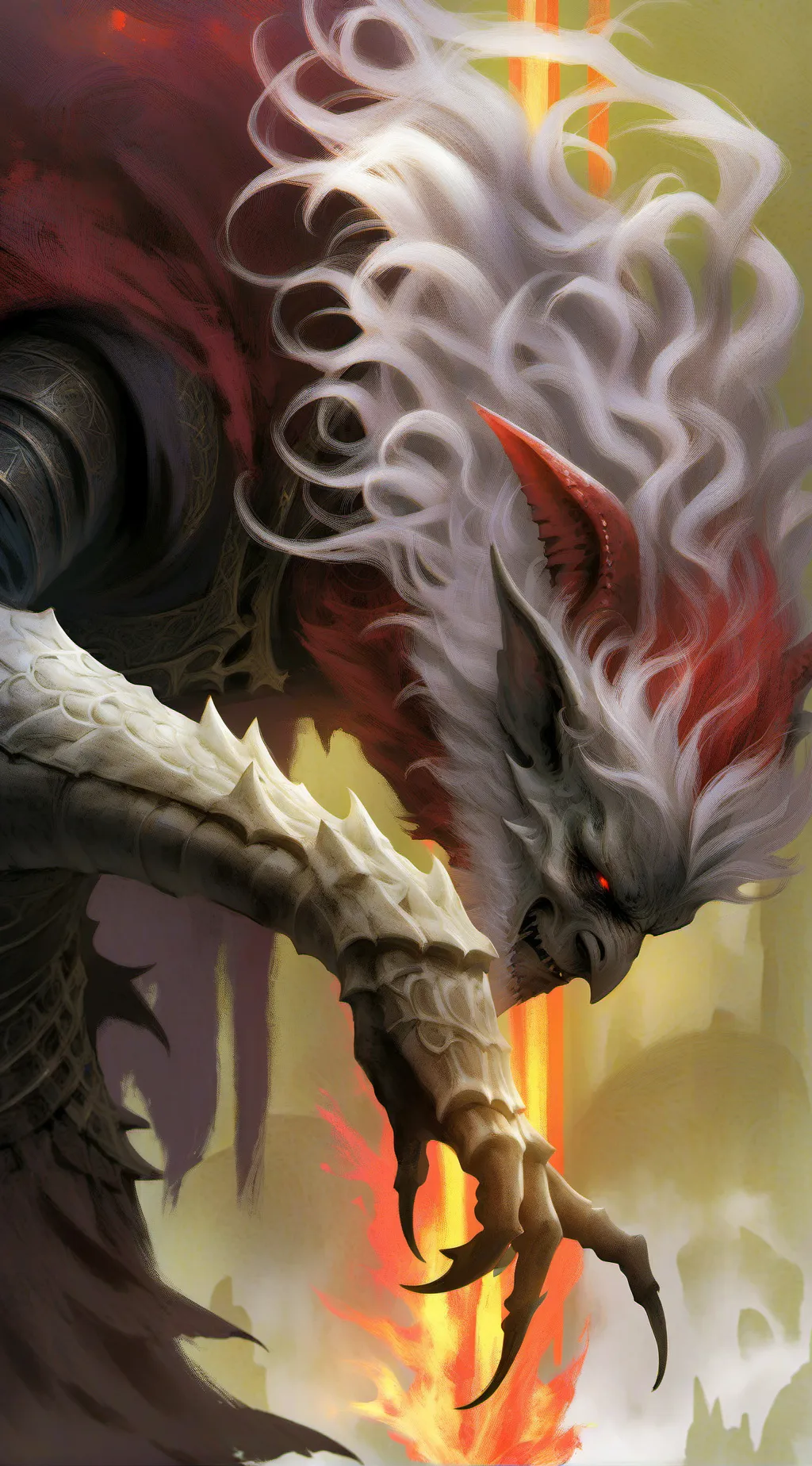 ai character: nightmare!sans background