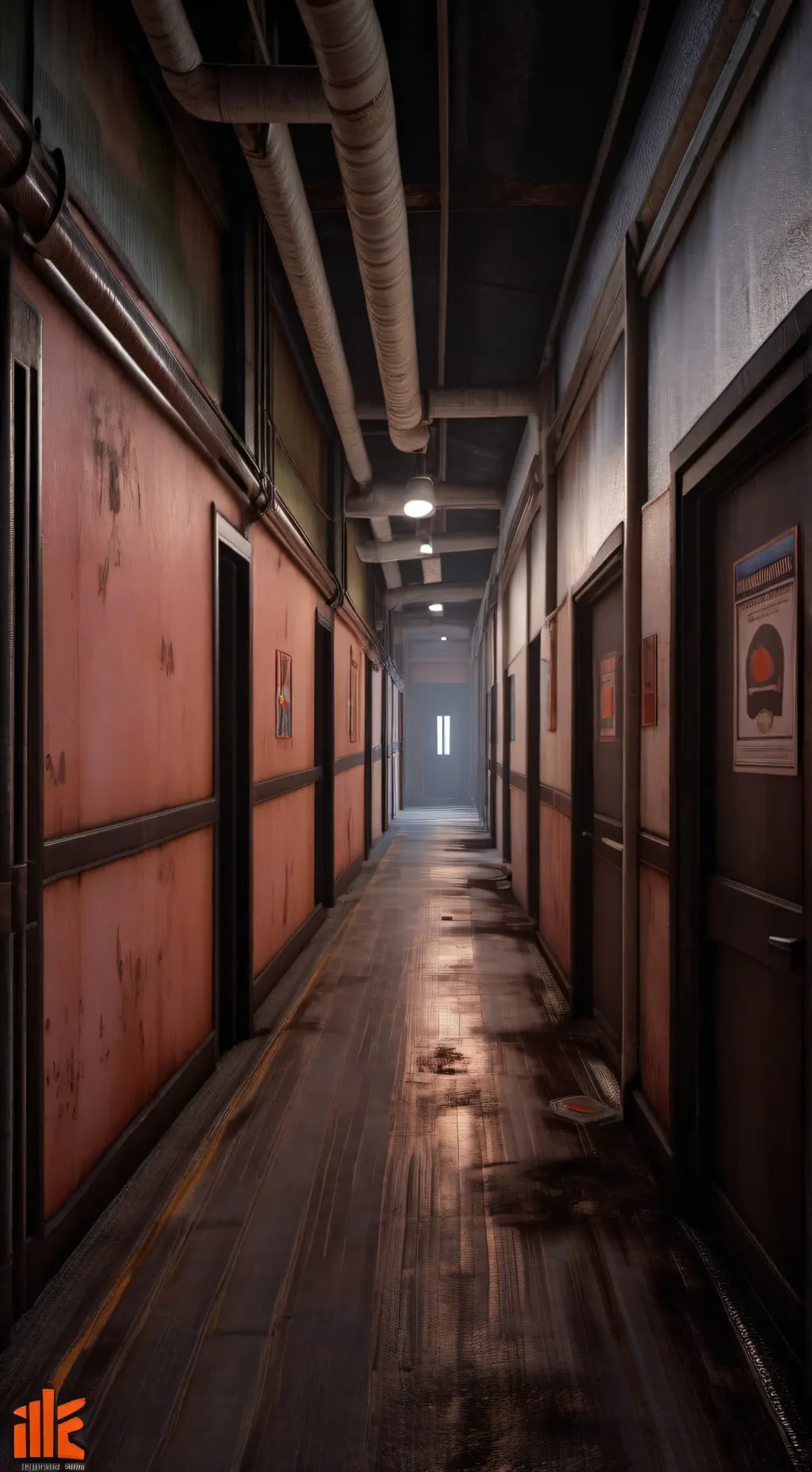 ai character: horror background