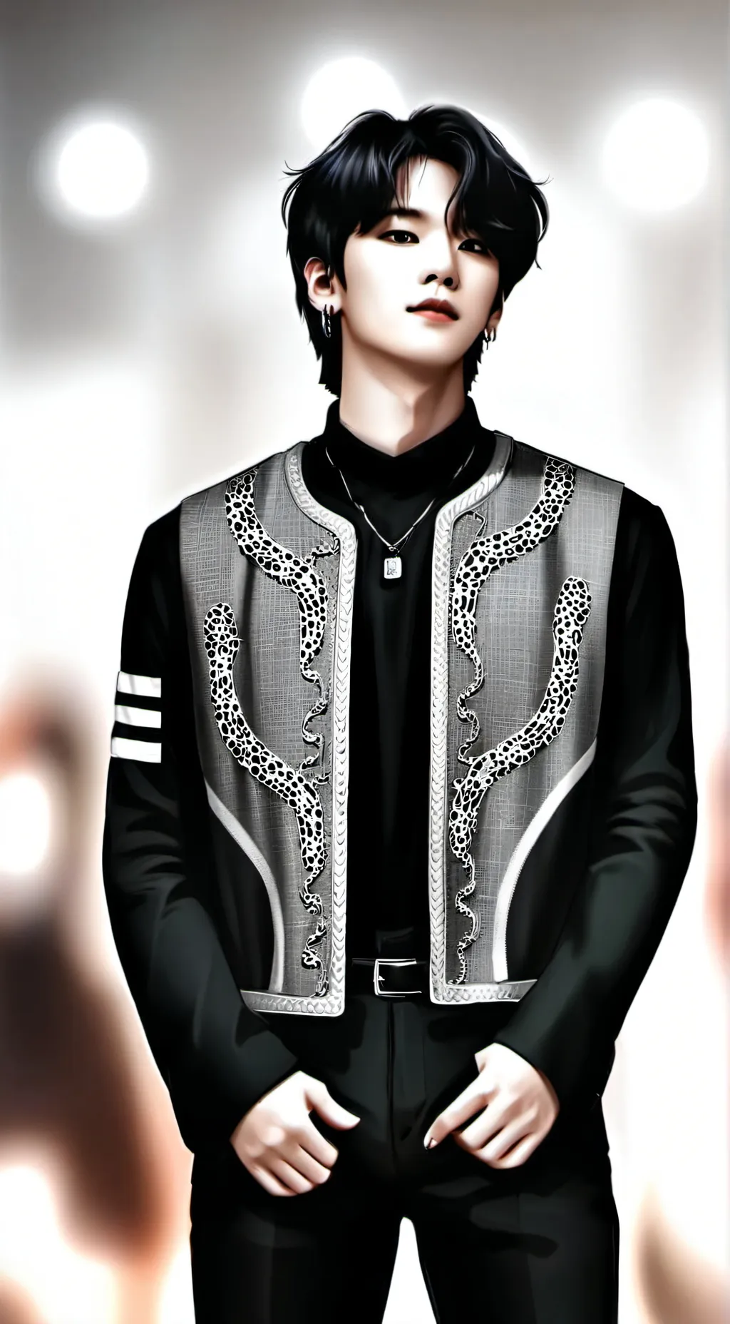 ai character: Min Yoongi  background