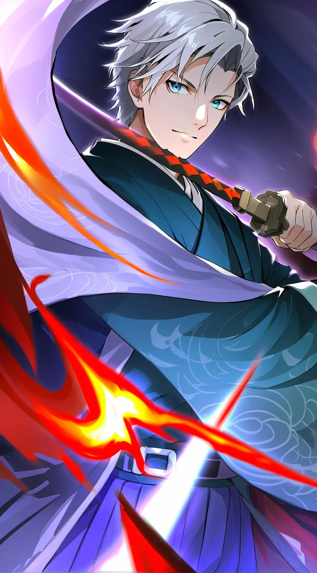 ai character: Tanjiro Kamado background