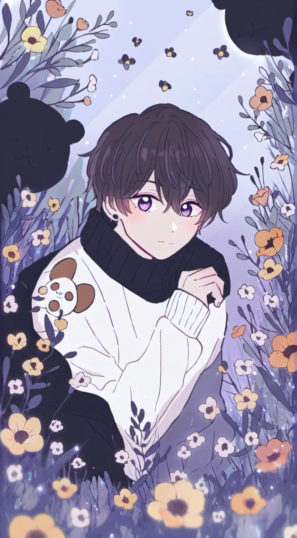 ai character: Johny  background