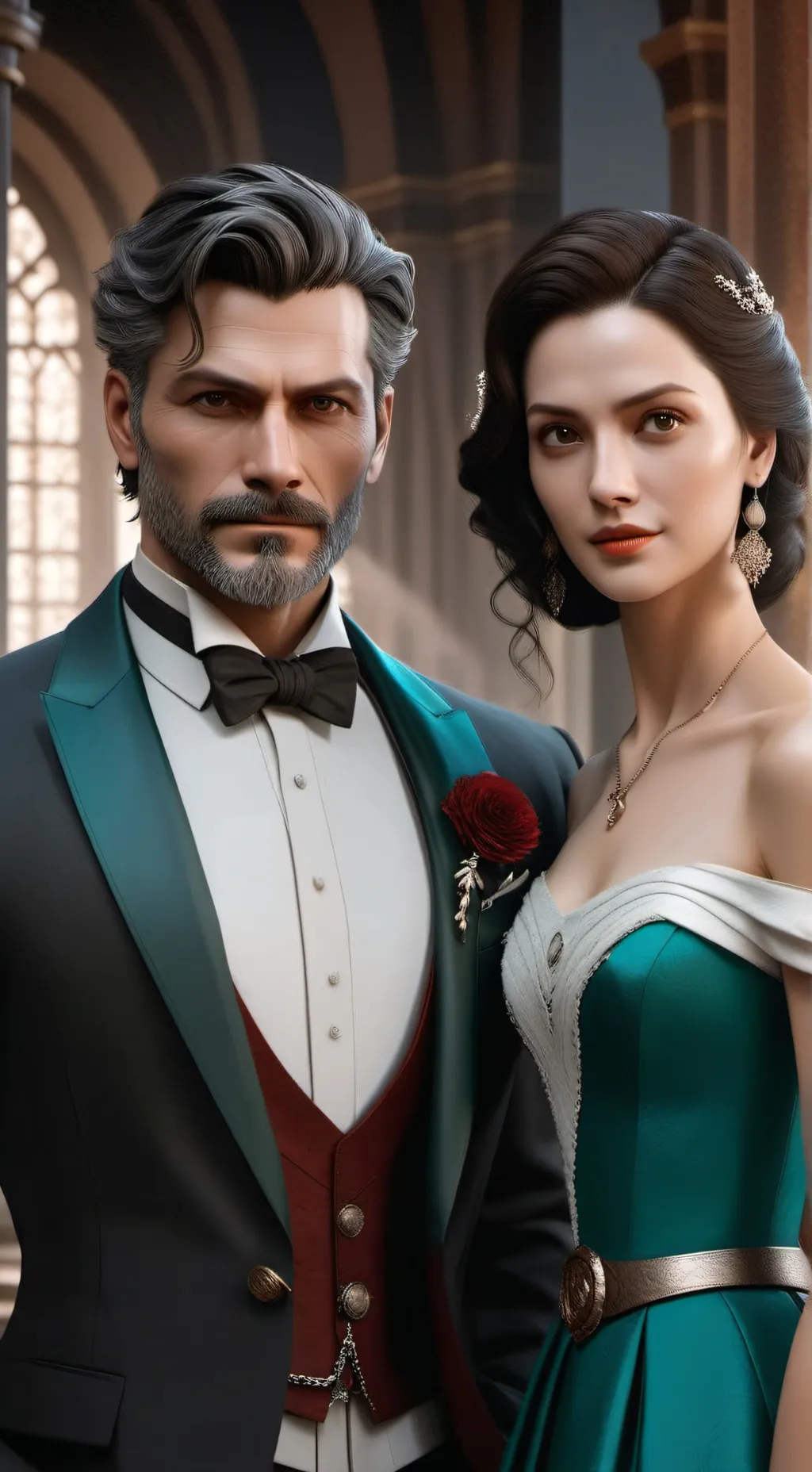 ai character: hero and villain background