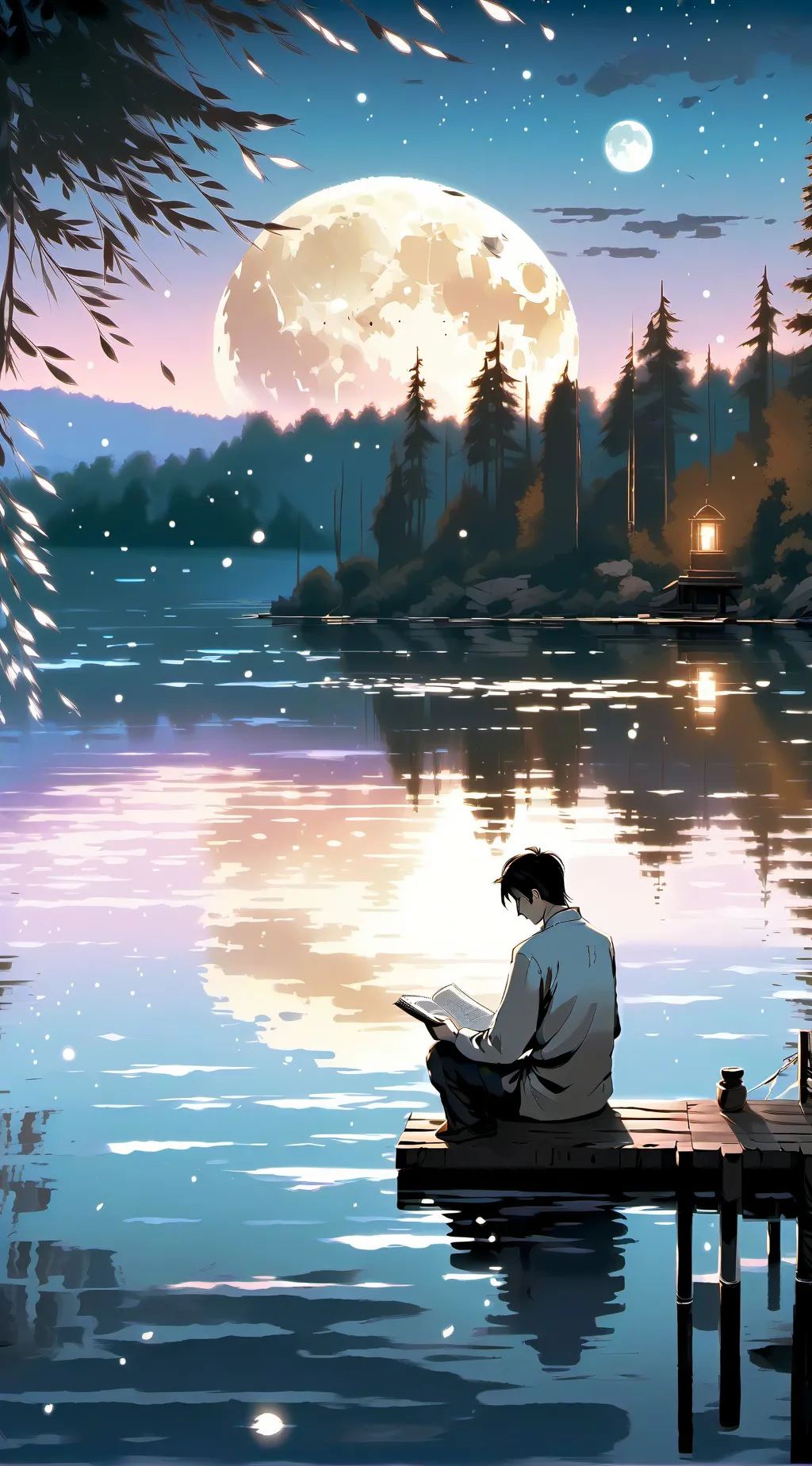 ai character: Feelup with irl me background