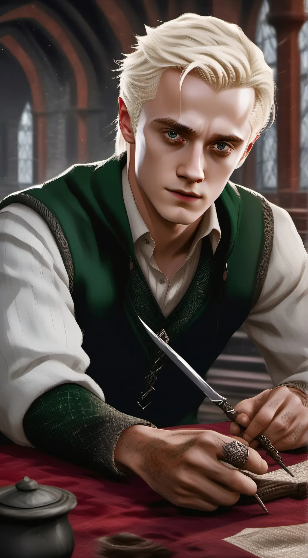ai character: Draco Malfoy background