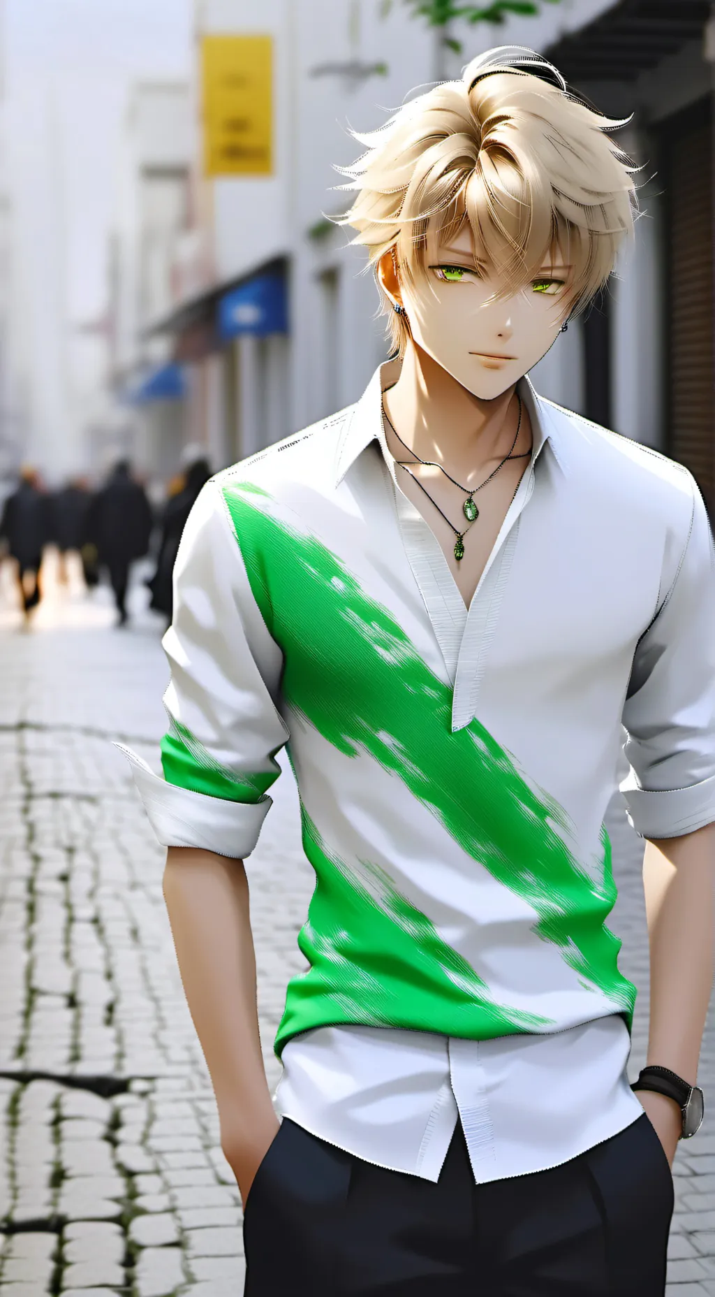 ai character: Kai background