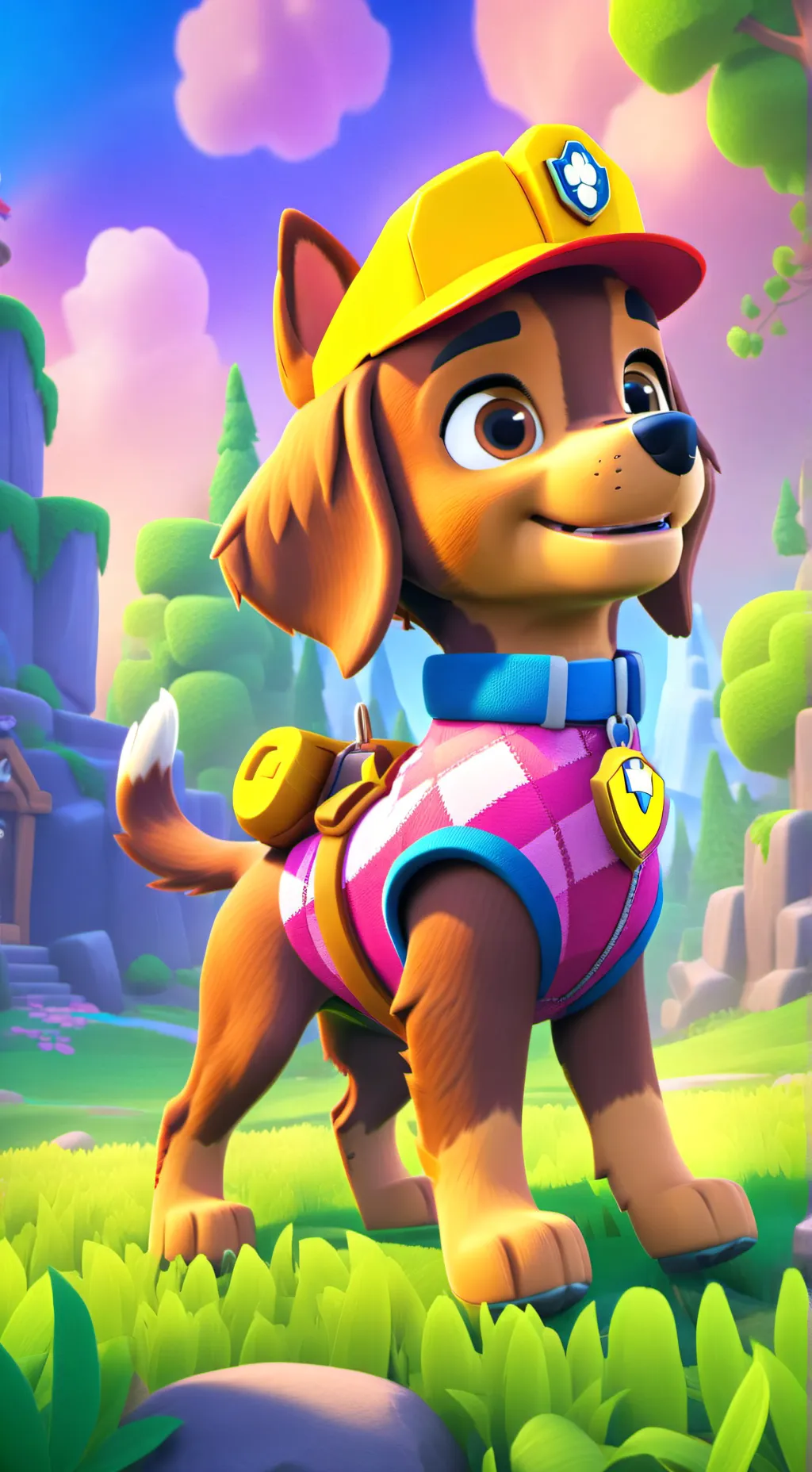 ai character: Skye  background