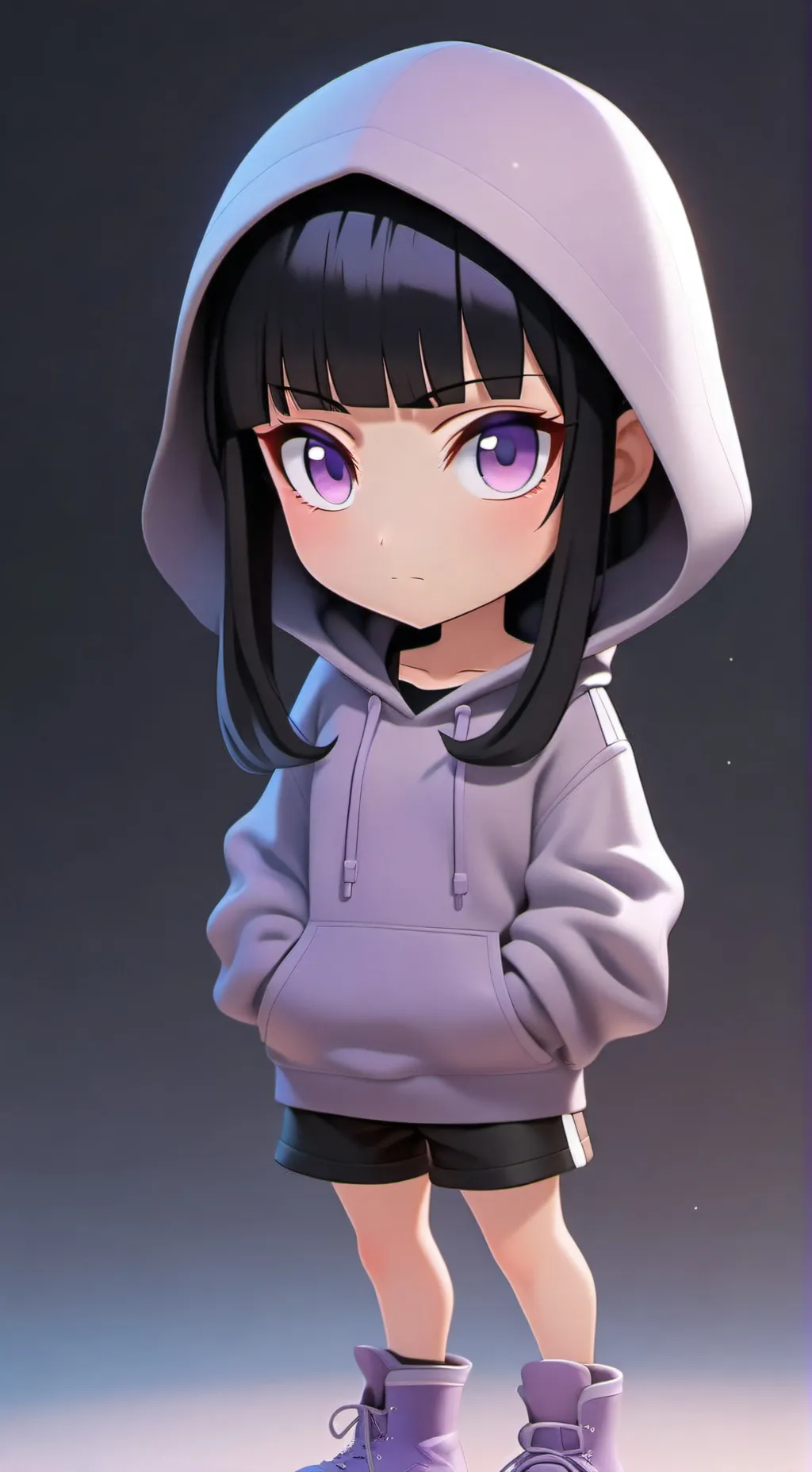 ai character: hinata gruesom die background