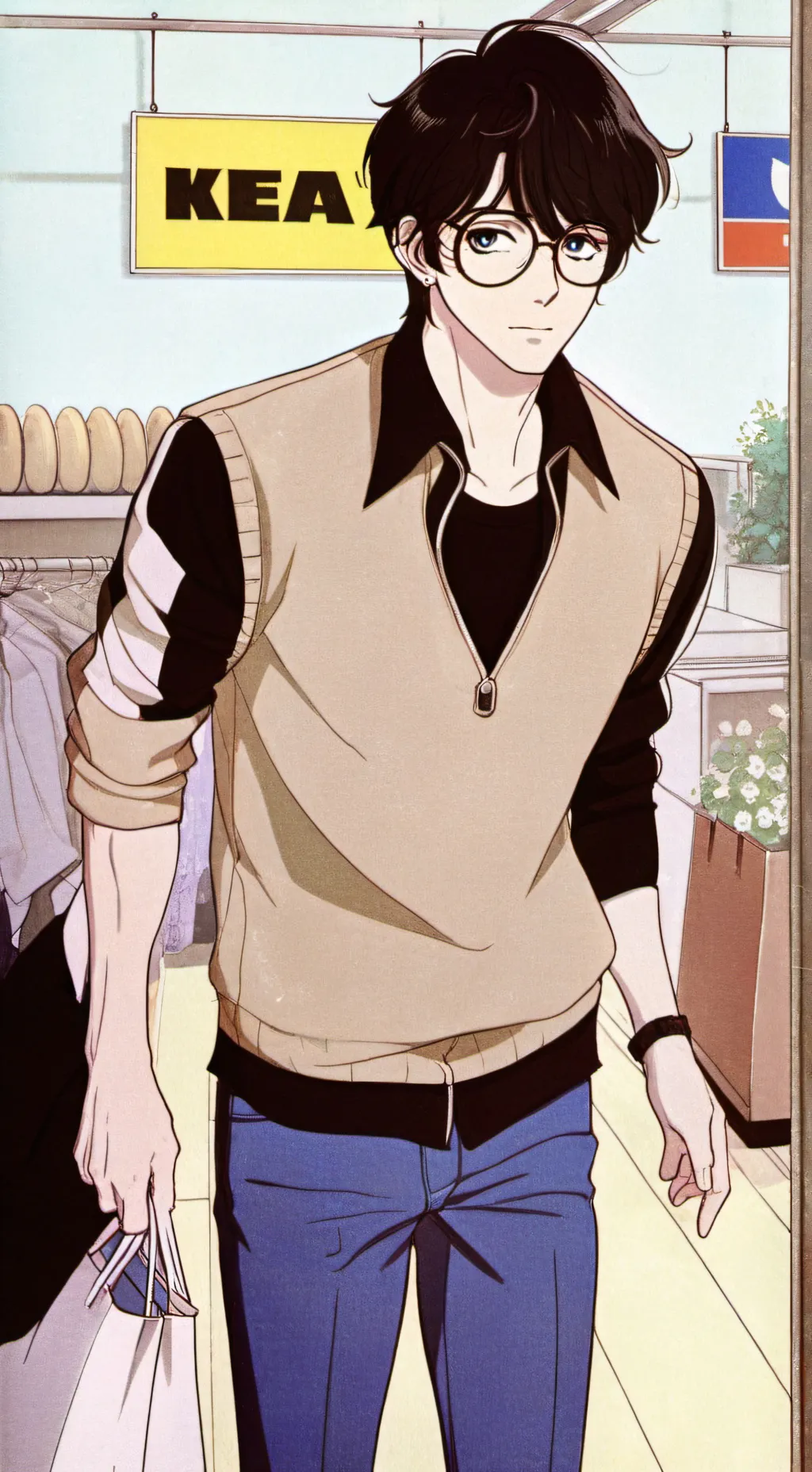 ai character: Da Cursed man background