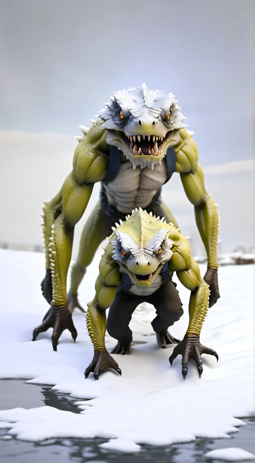 ai character: The Fake Drawings background