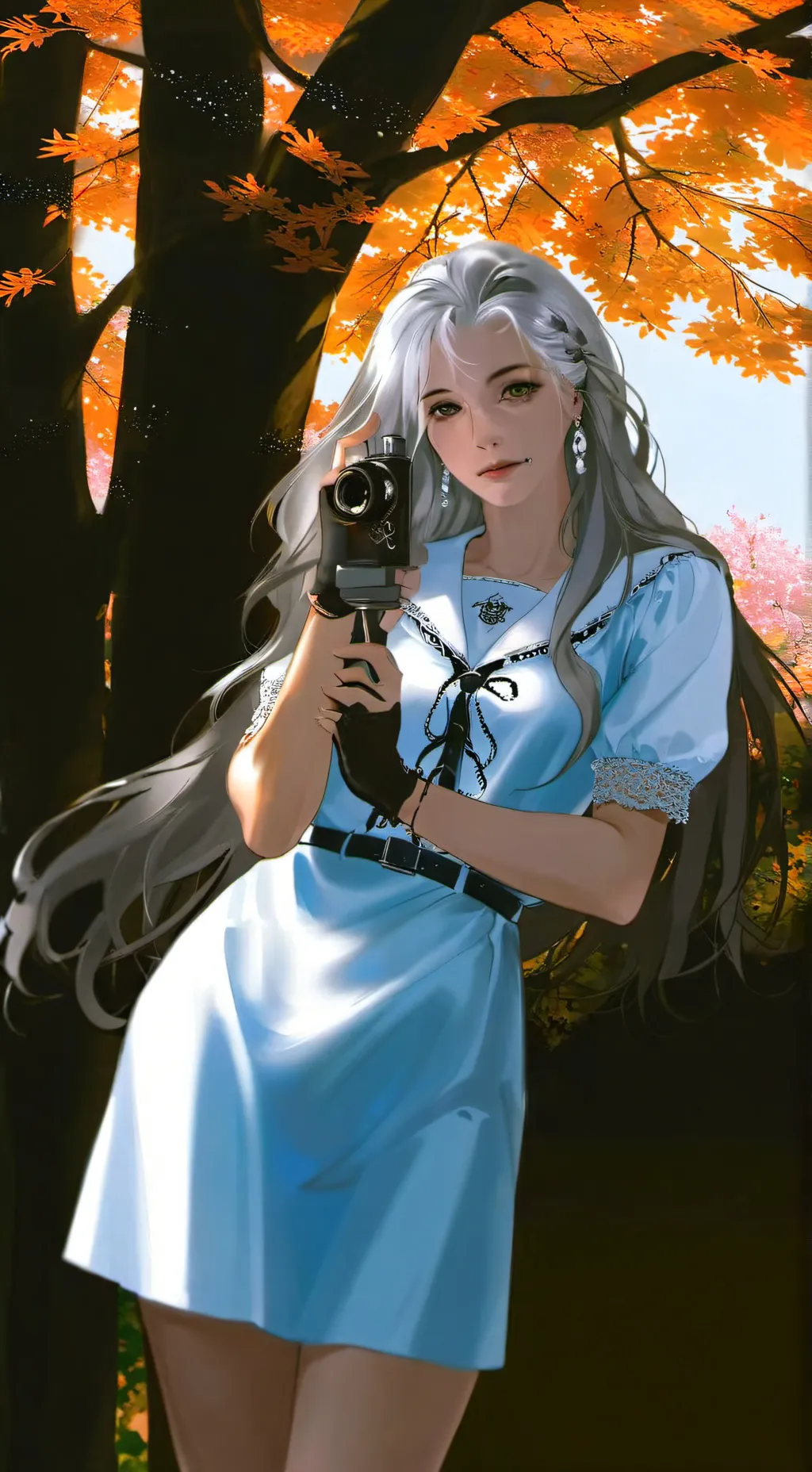 ai character: Viki  background