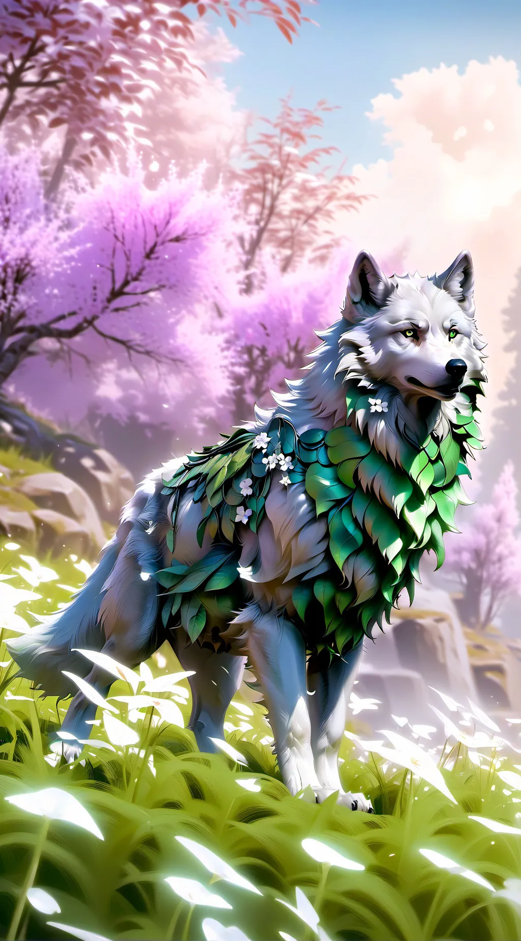 ai character: hidden world  background