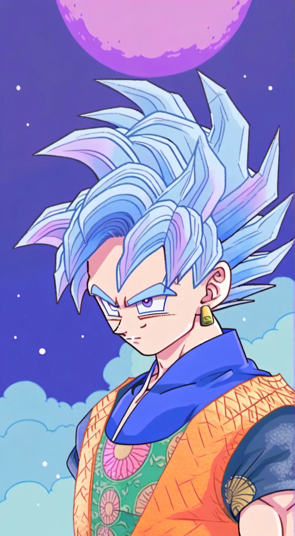 ai character: mha +db+jjk+naruto background