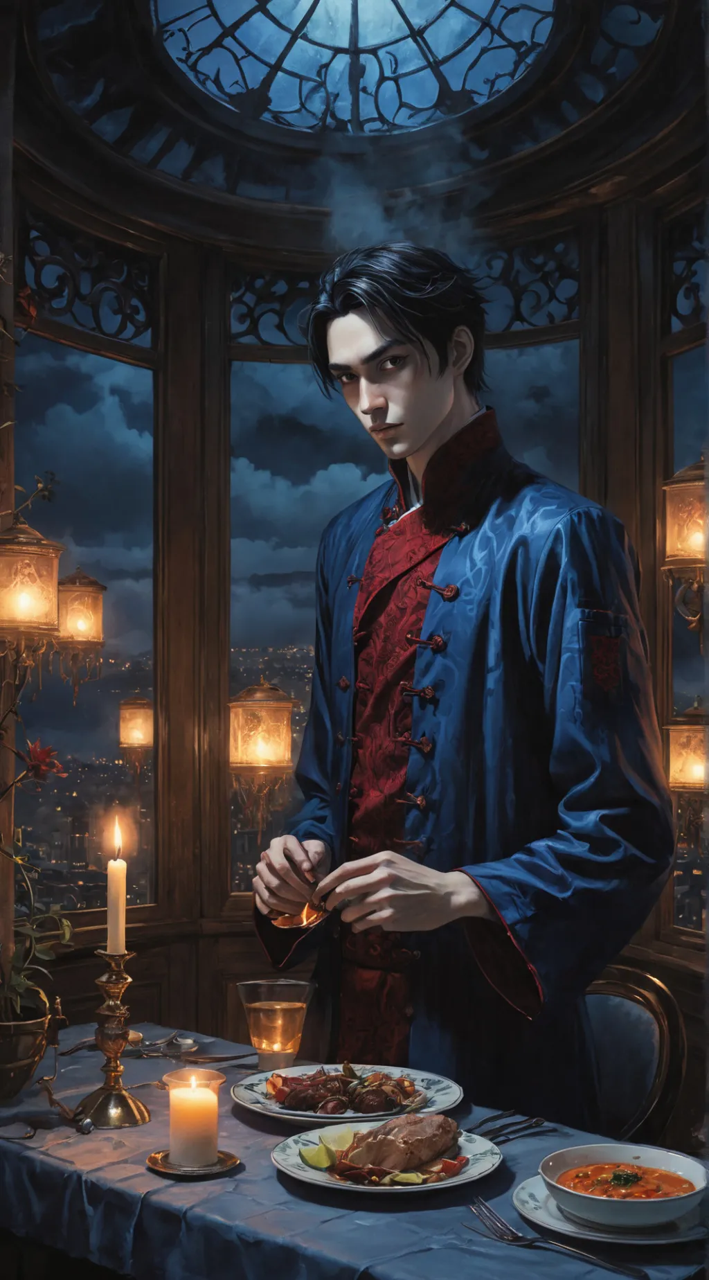 ai character: Lucien background