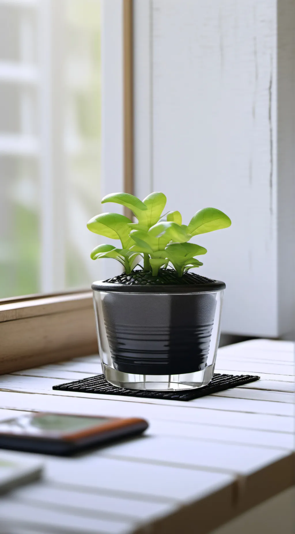 ai character: tv man x camera  background