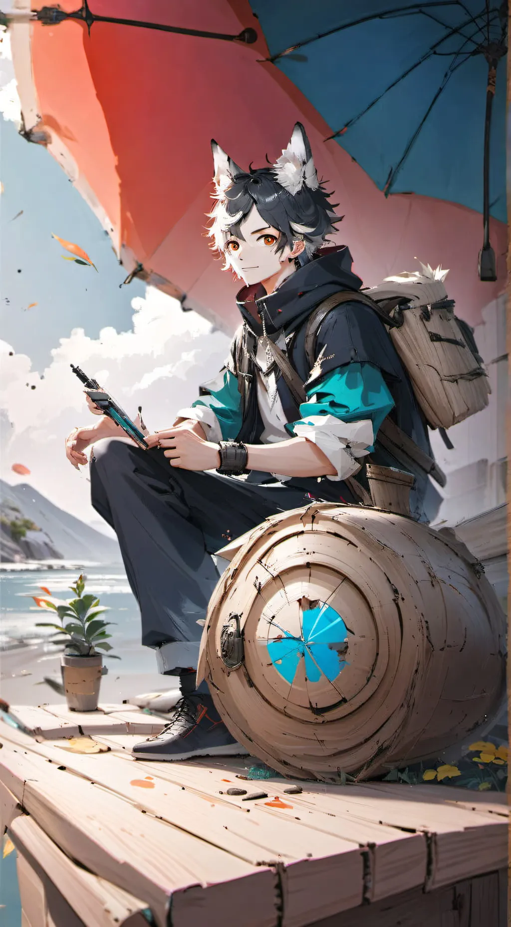 ai character: furro background