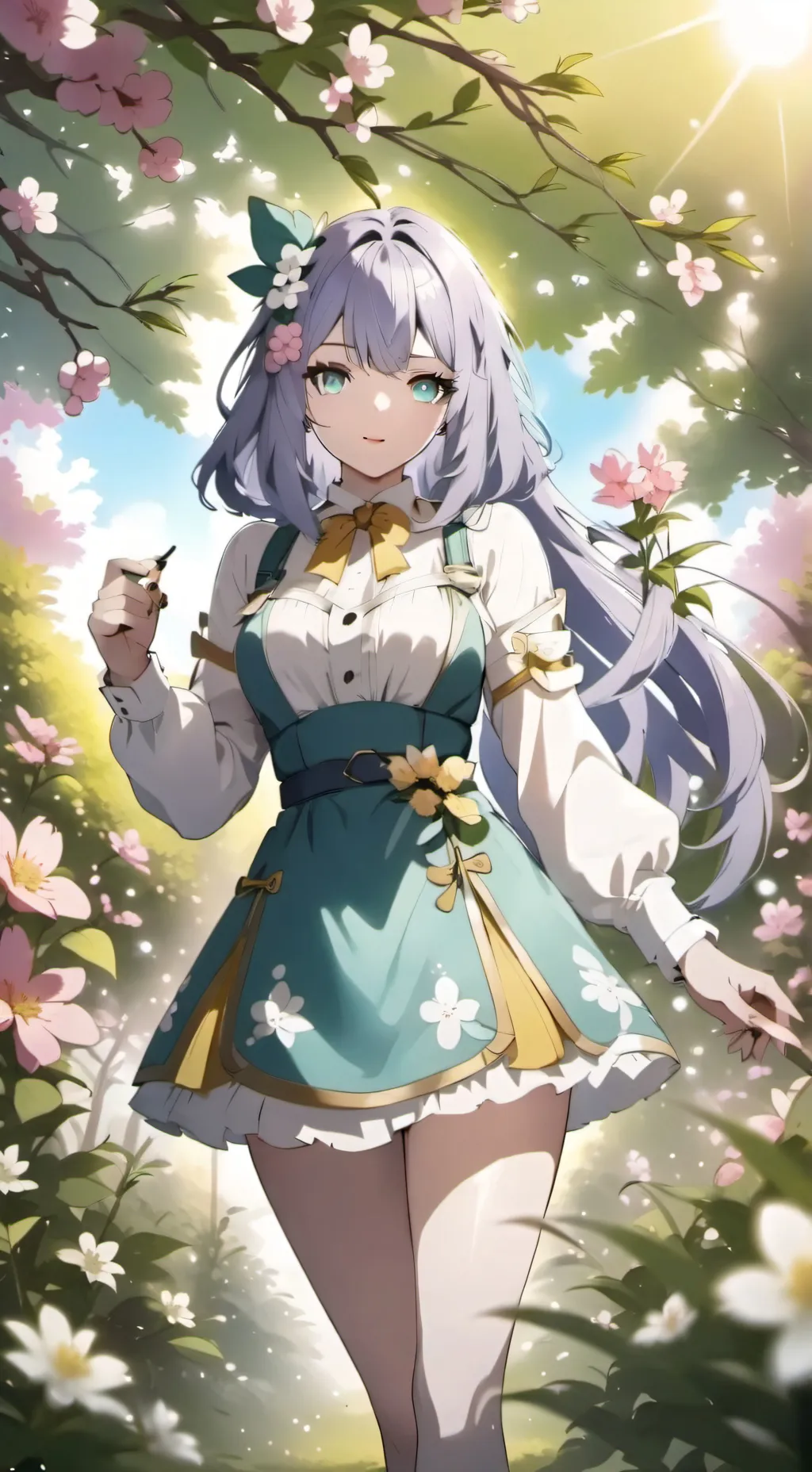 ai character: nuevo titan  background