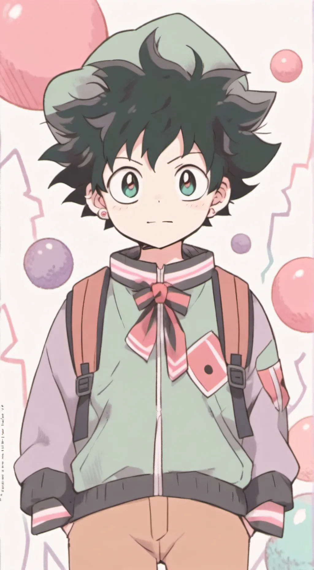 ai character: Deku background