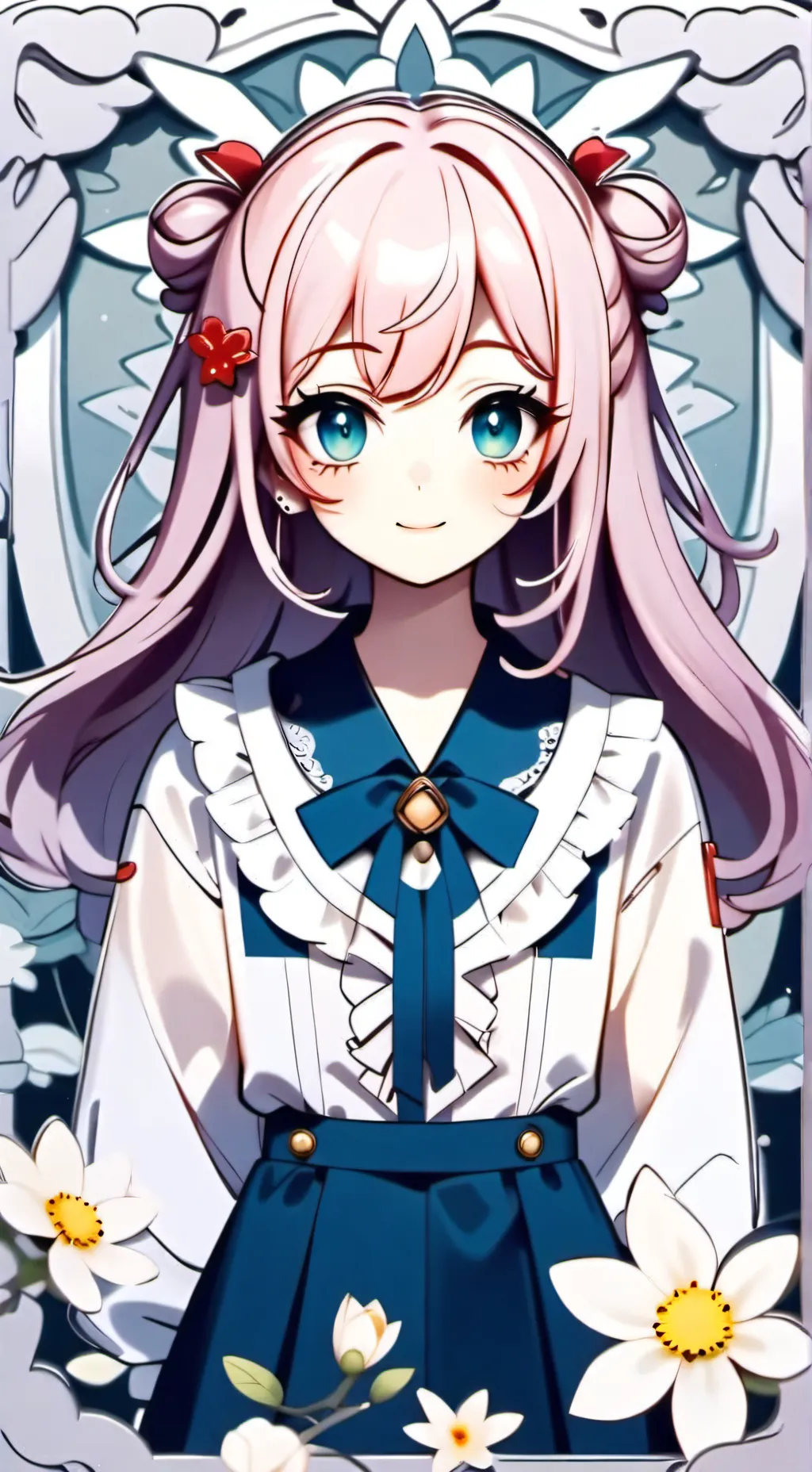 ai character: KNY Valentines background