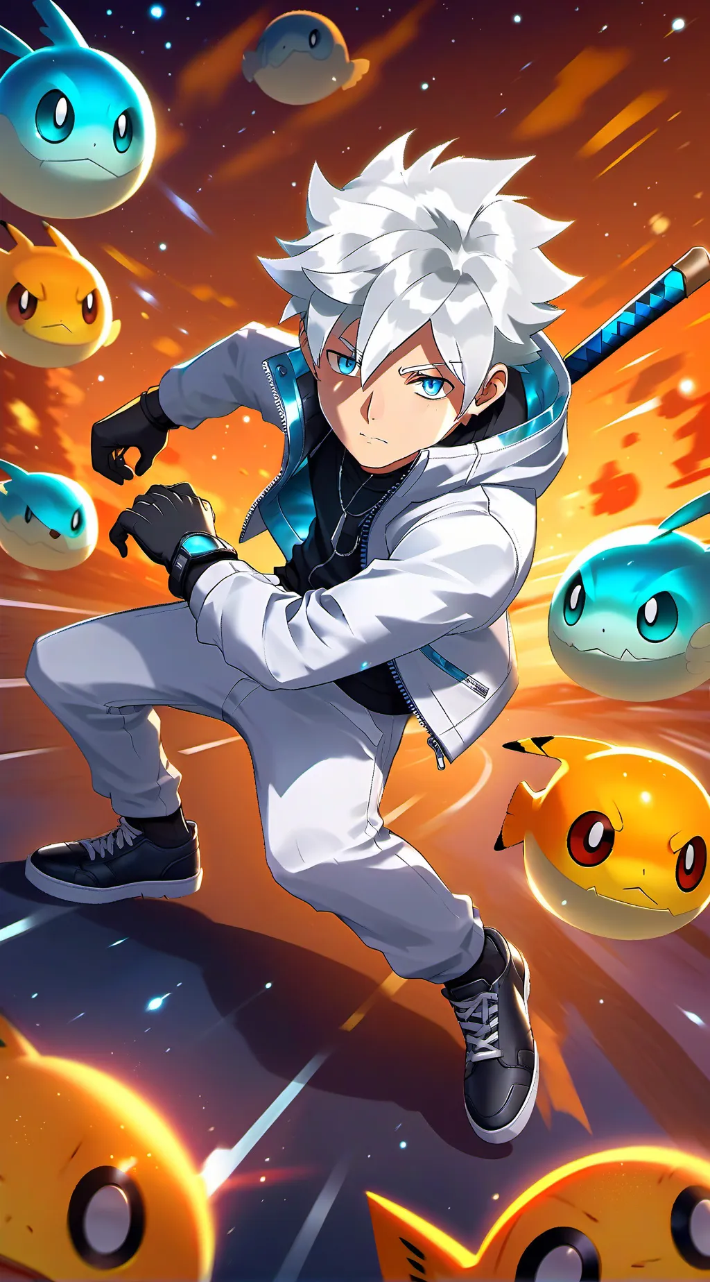 ai character: speed silver  background
