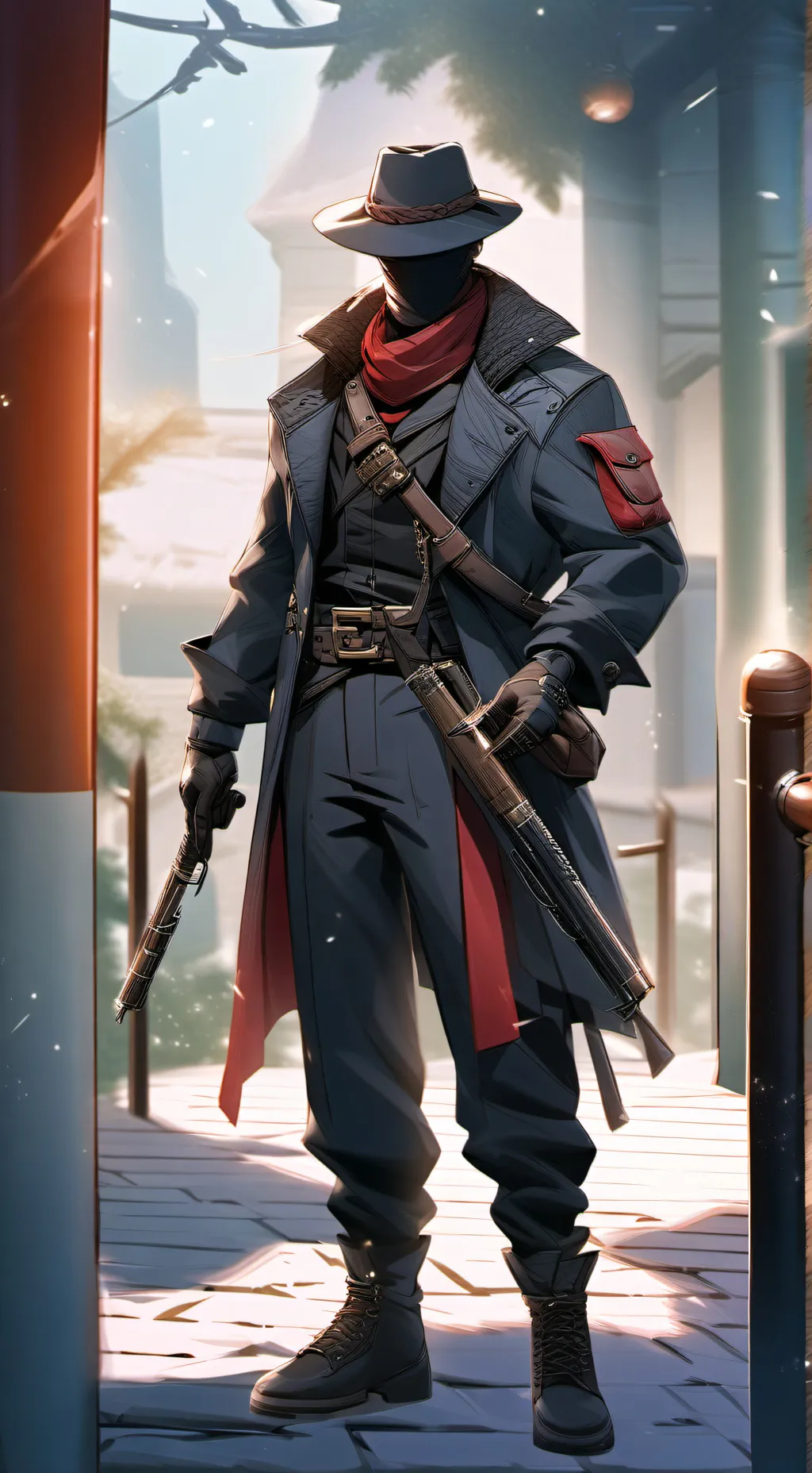 ai character: Assassin DrillMan background