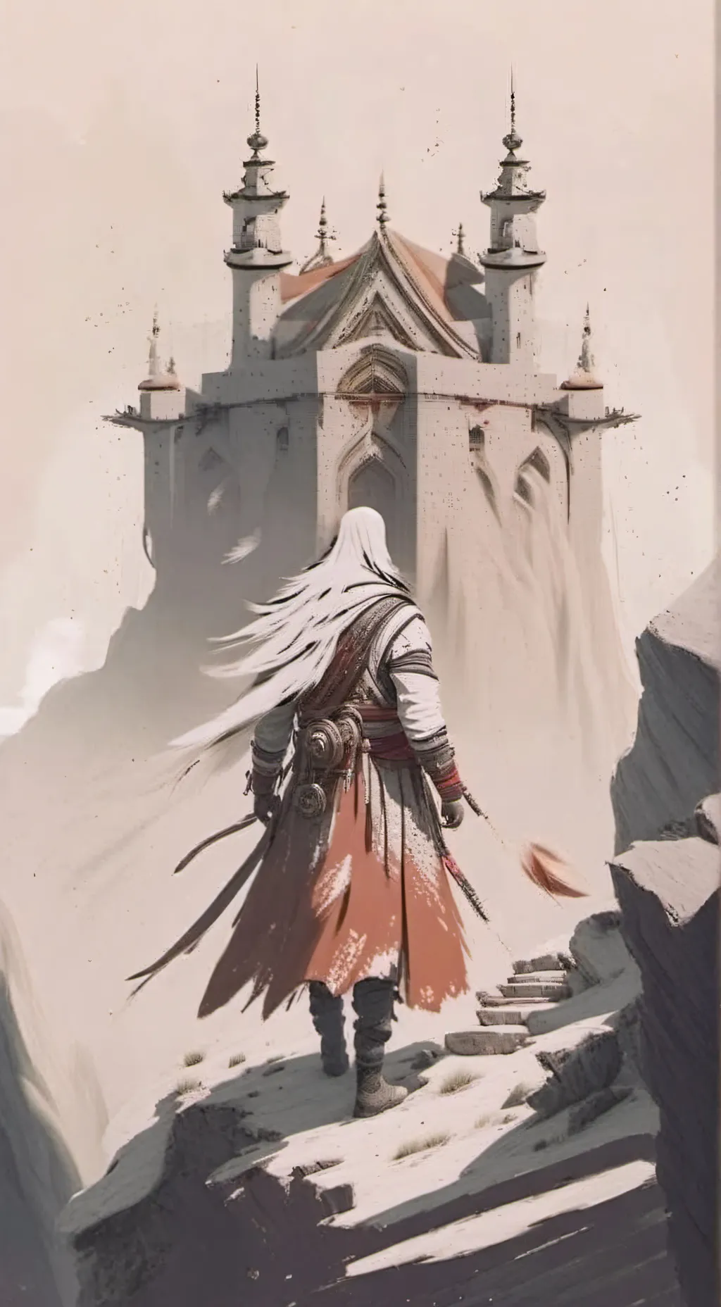 ai character: samurai background