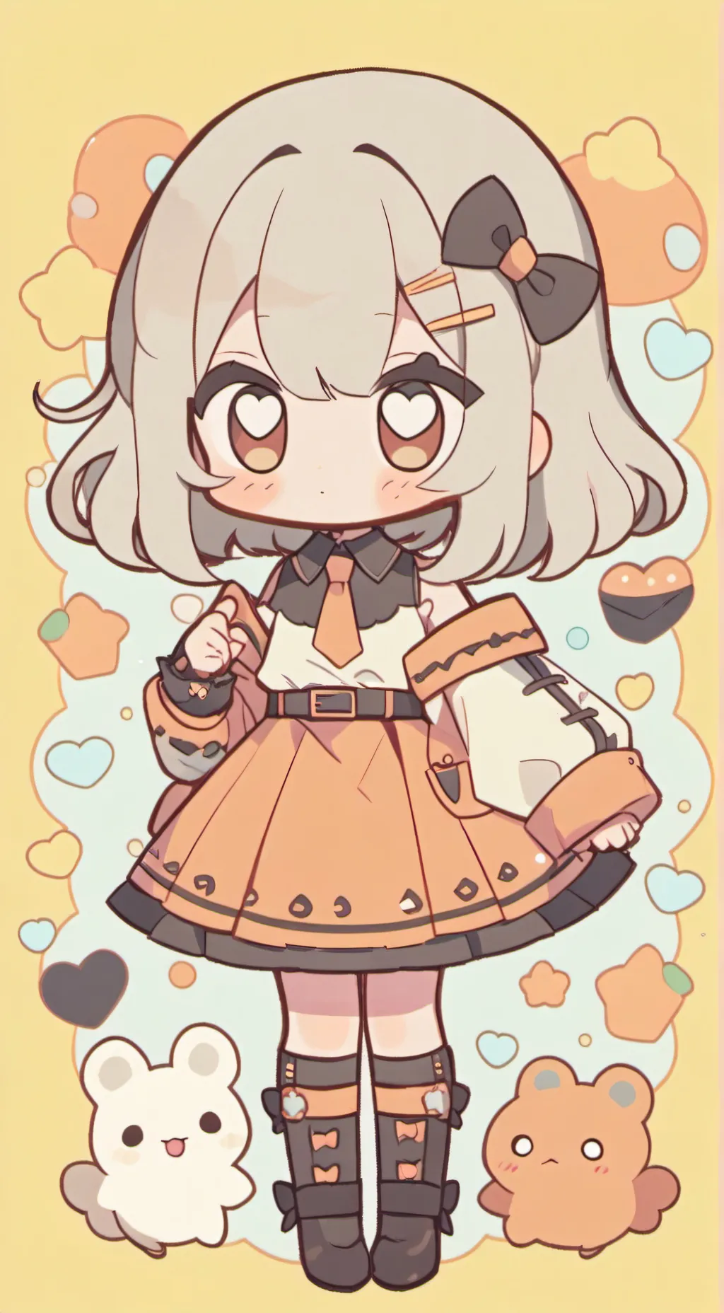 ai character: 🧡lulu🧡 background
