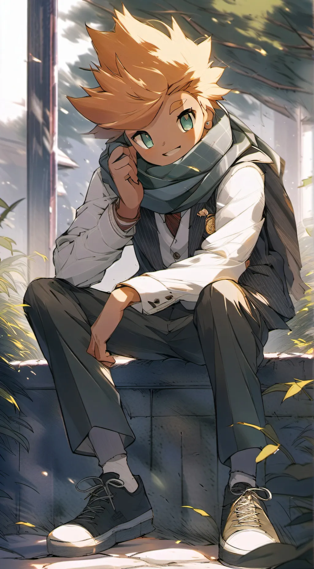 ai character: flareon background