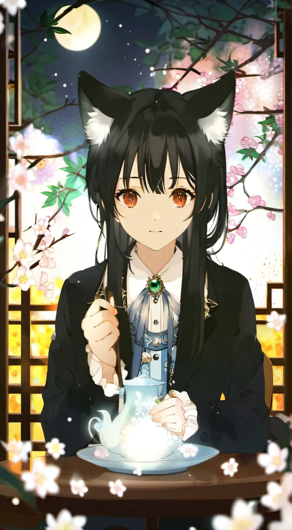 ai character: Carbon background