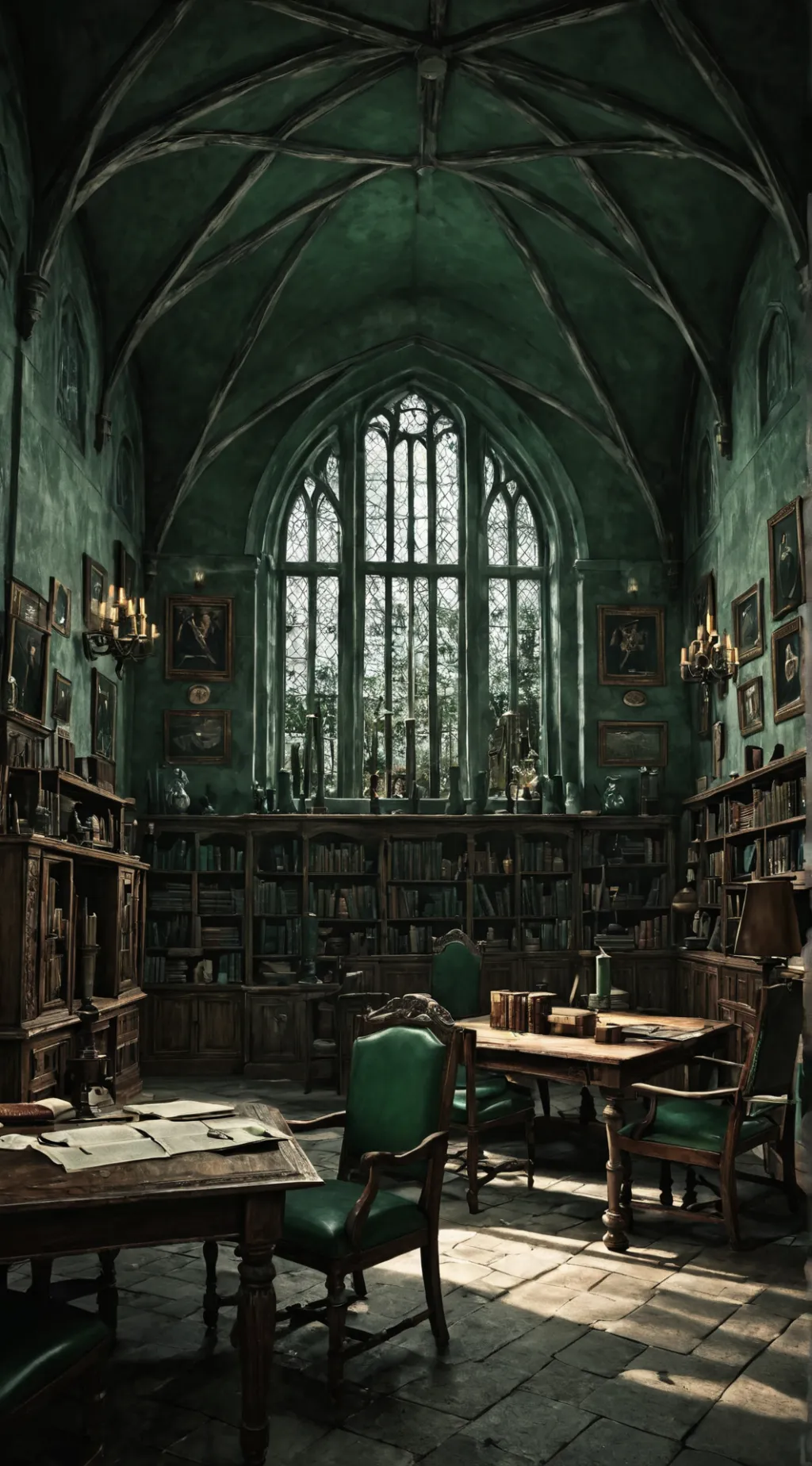 ai character: slytherin boys  background