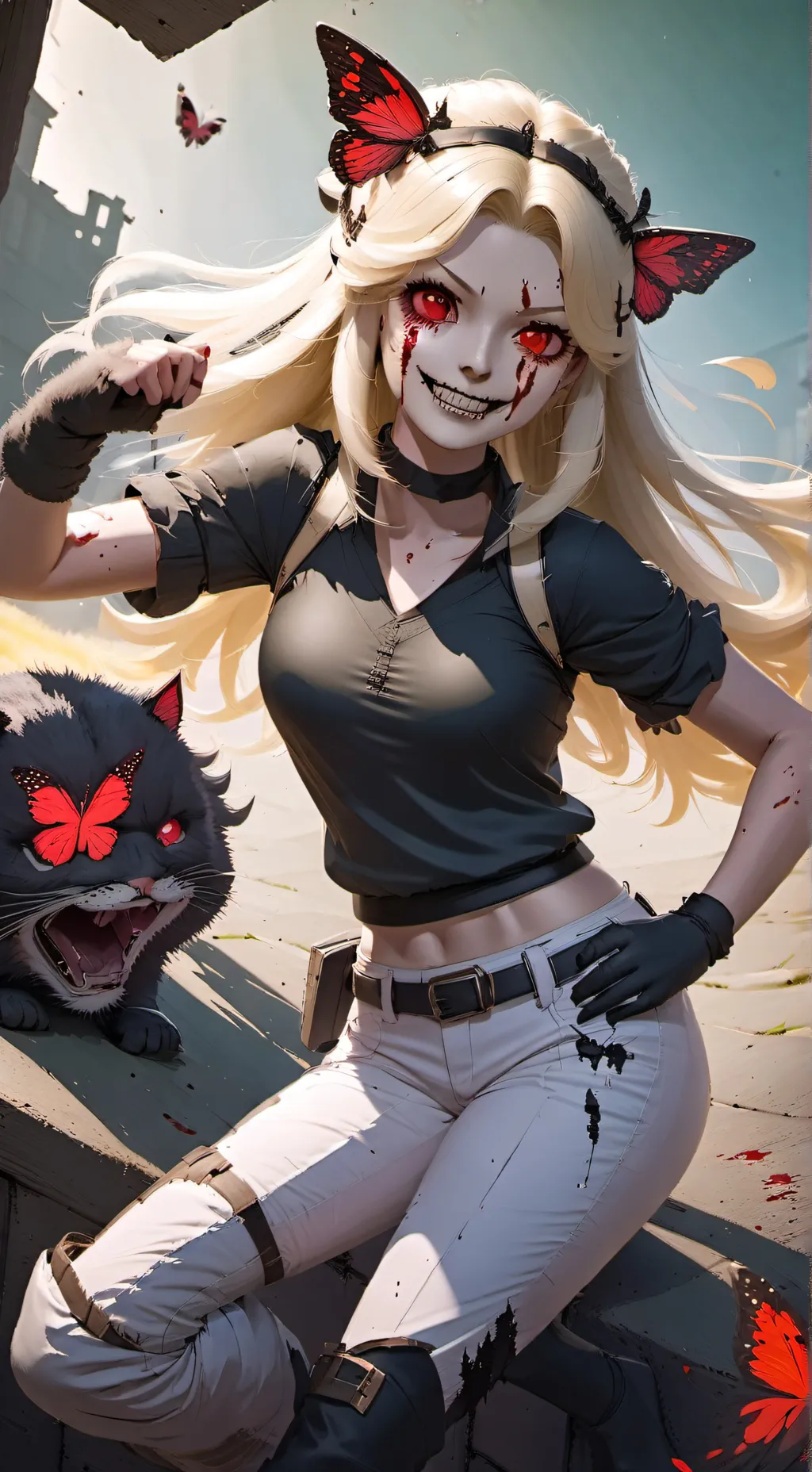 ai character: Katie.exe  background