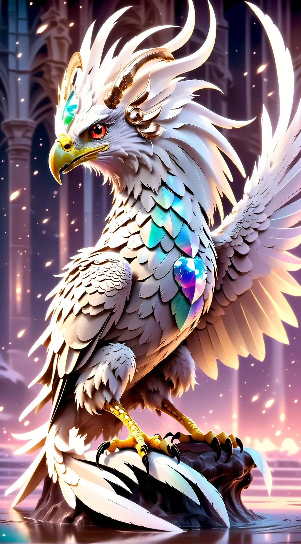 ai character: Hogwarts background