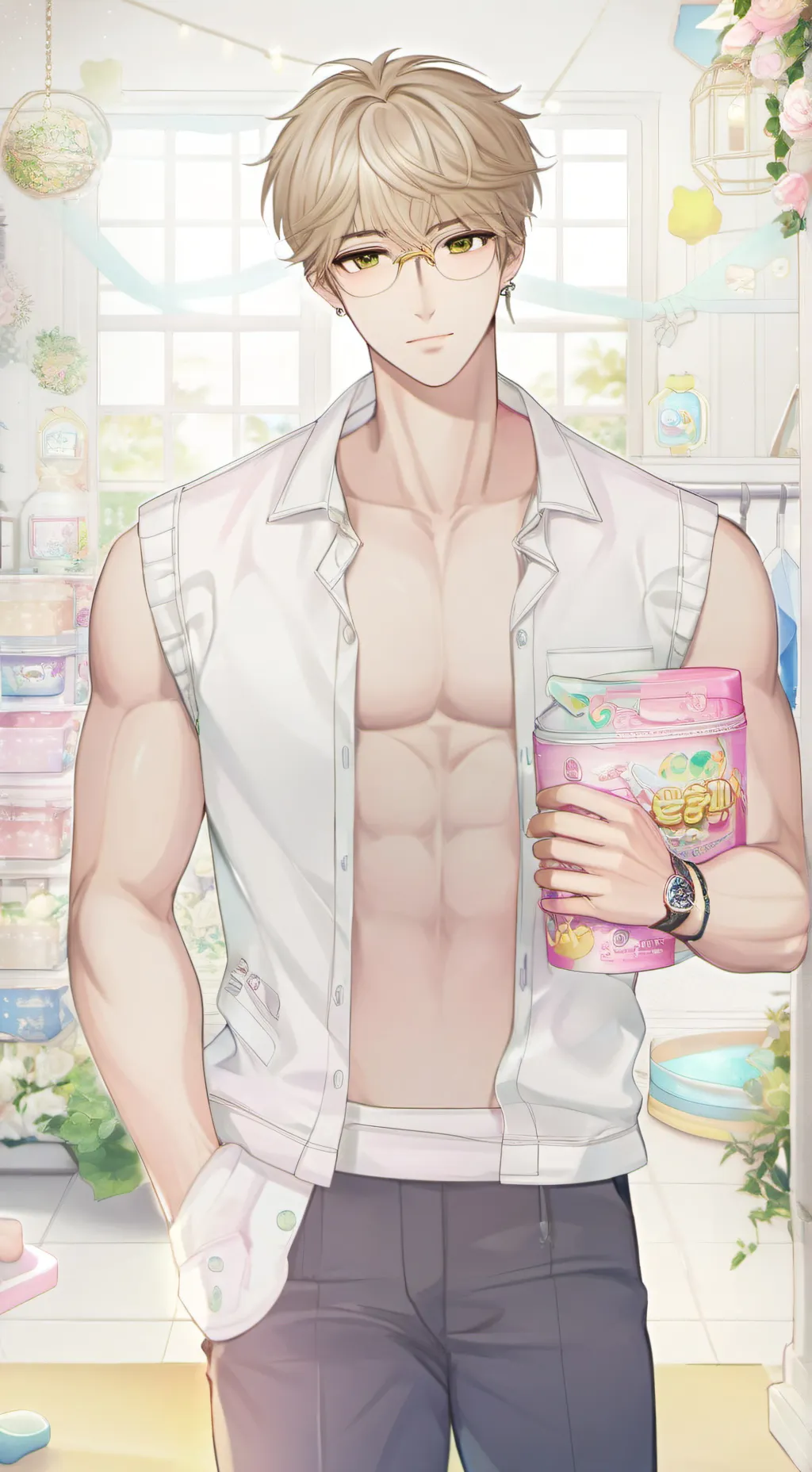 ai character: Leo background