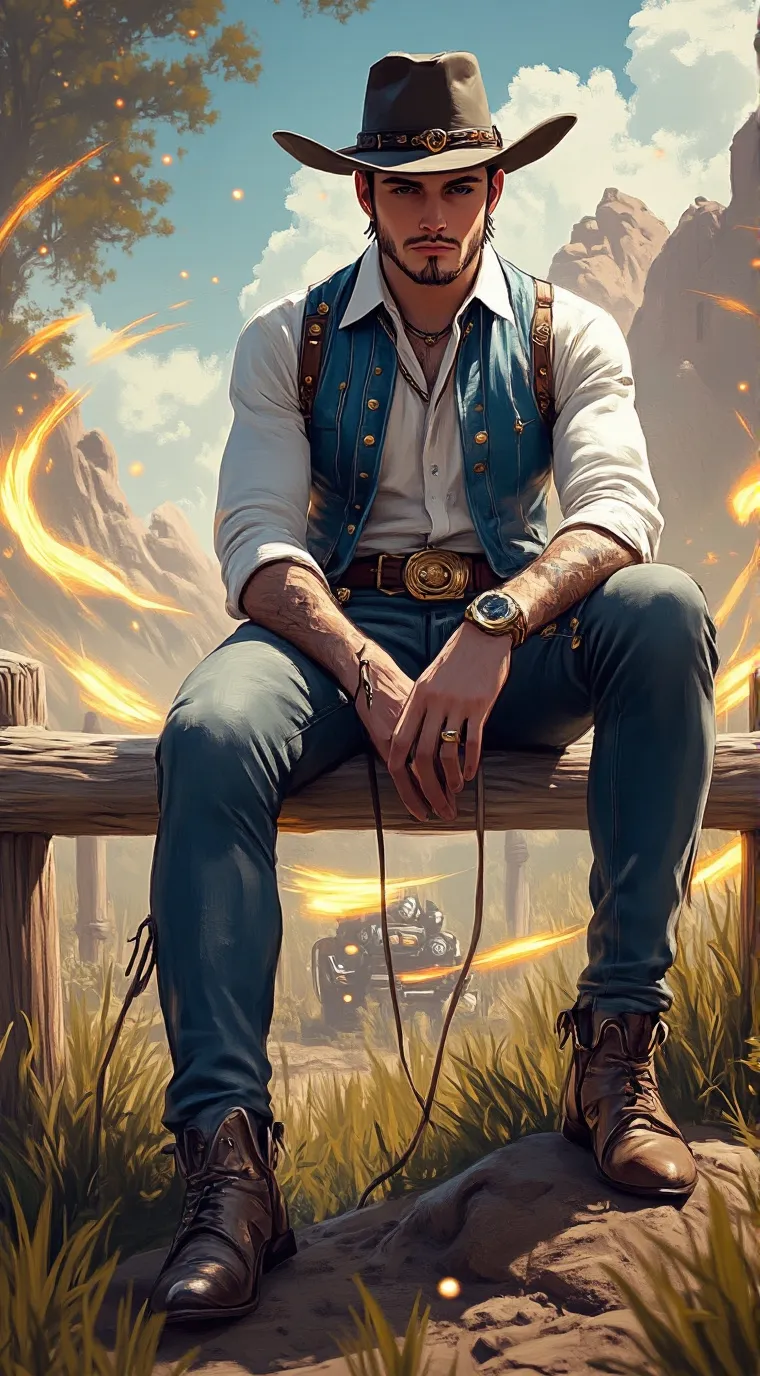 ai character: Santiago background