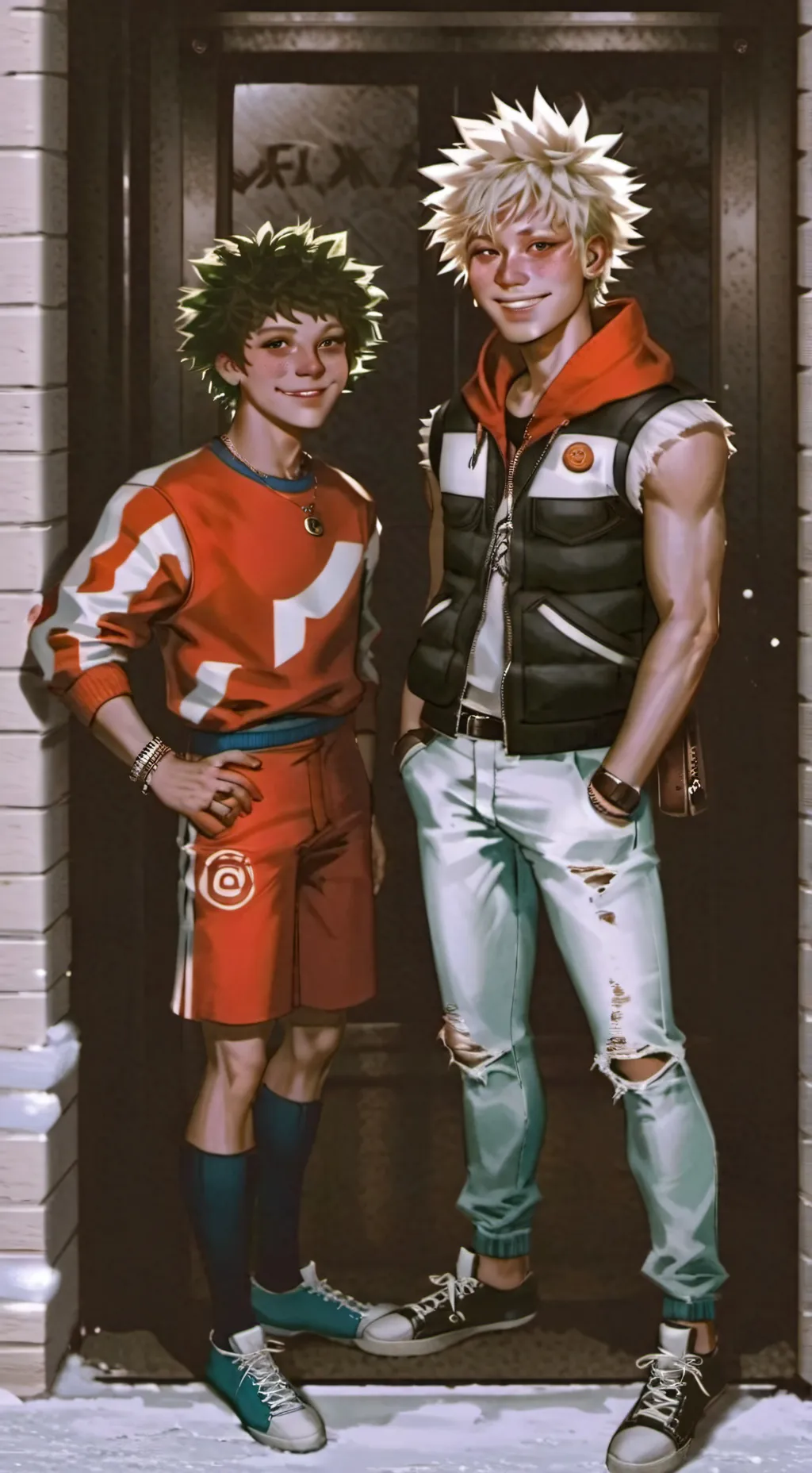 ai character: dku and bakugo background