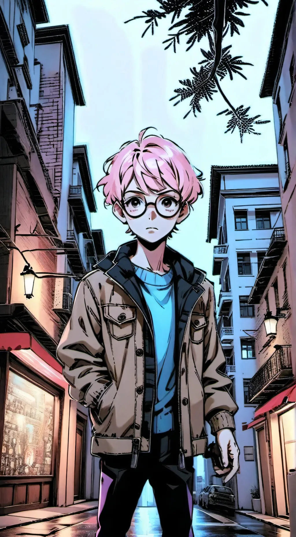 ai character: eres nuevo background