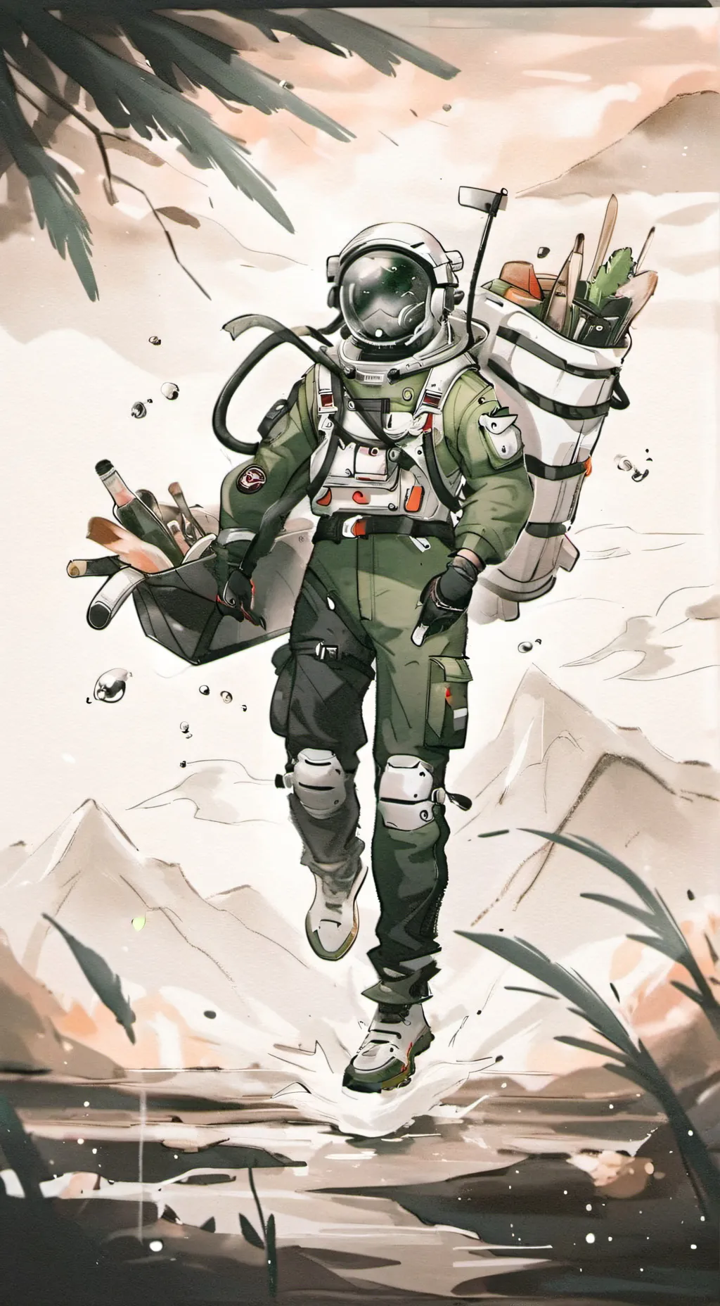 ai character: Mike Sanchez x you background