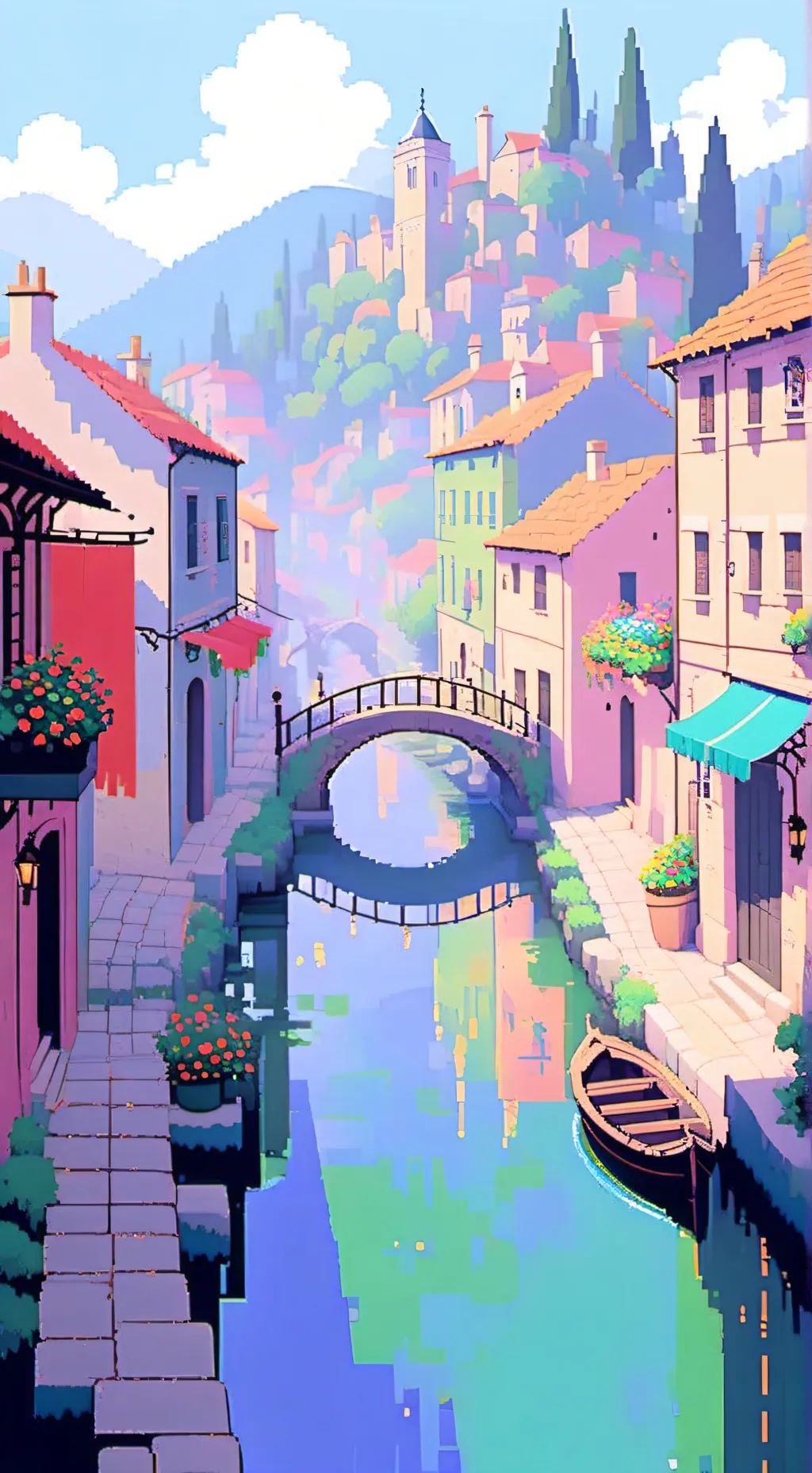 ai character: DW royal au background