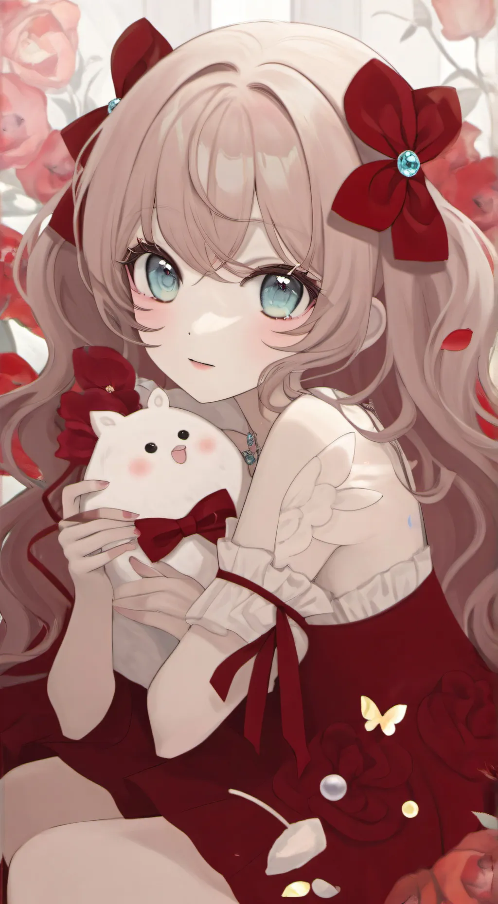 ai character: fruitcake background