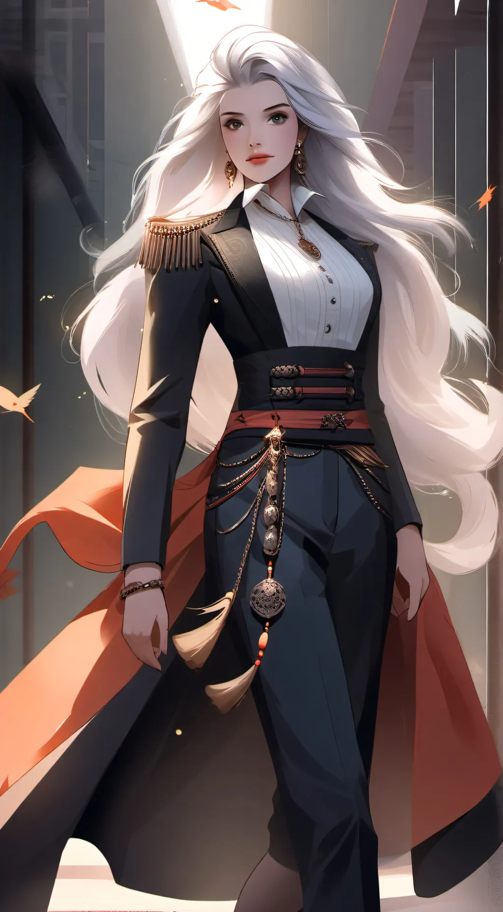 ai character: gassy glisten background