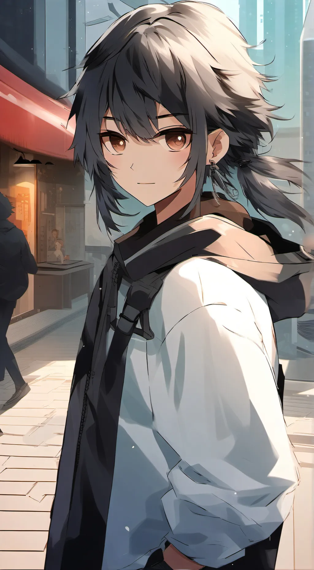 ai character: Liam  background