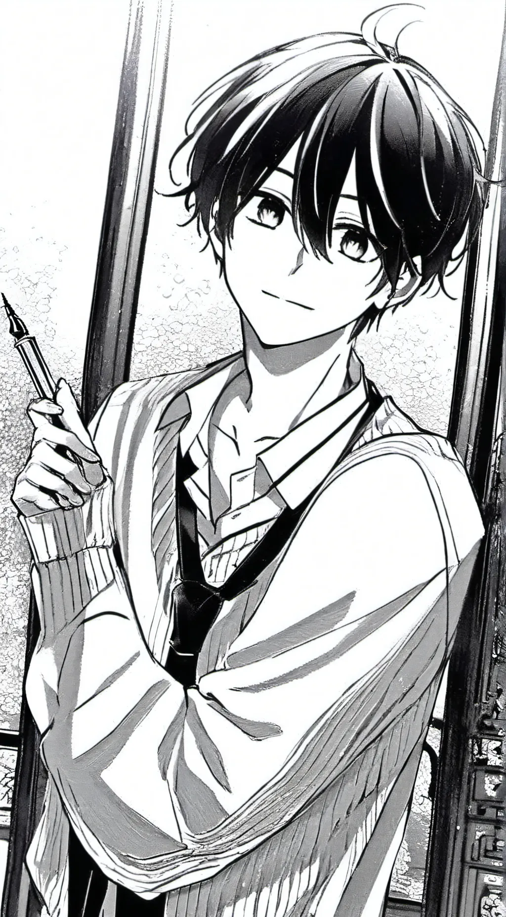 ai character: yomo takaki background