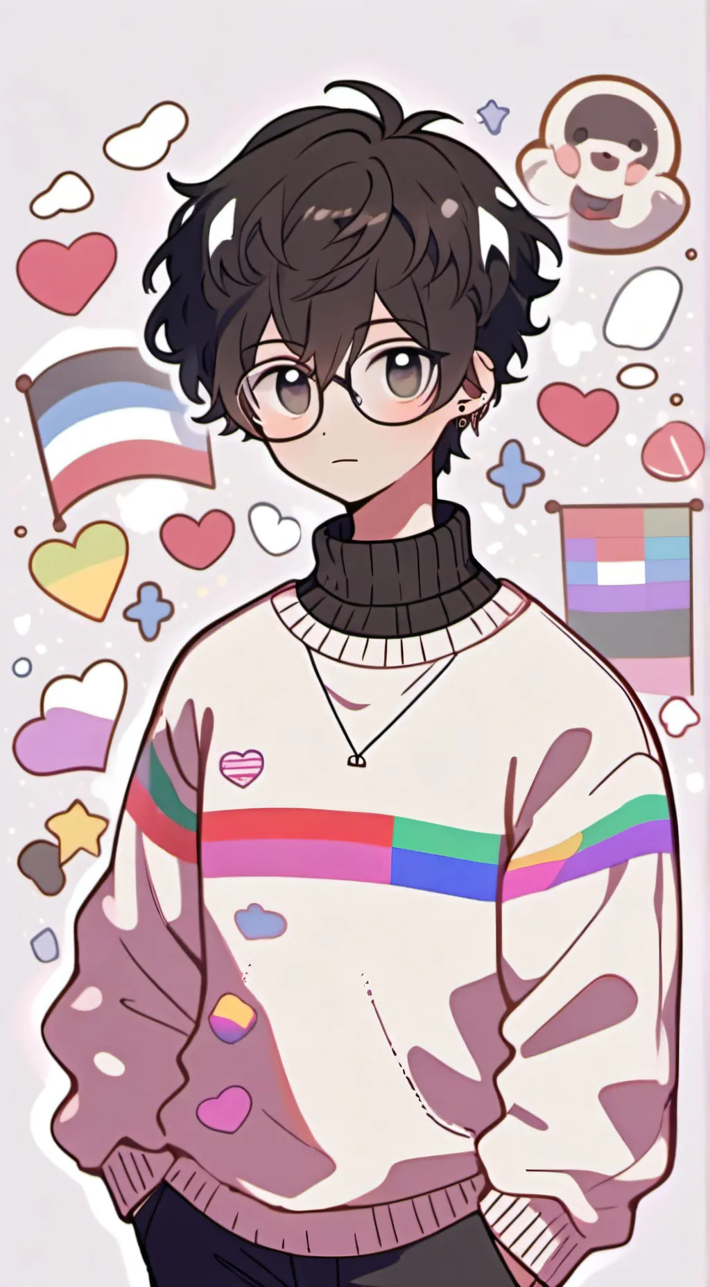 ai character: Binniee 🏳️‍⚧️ background