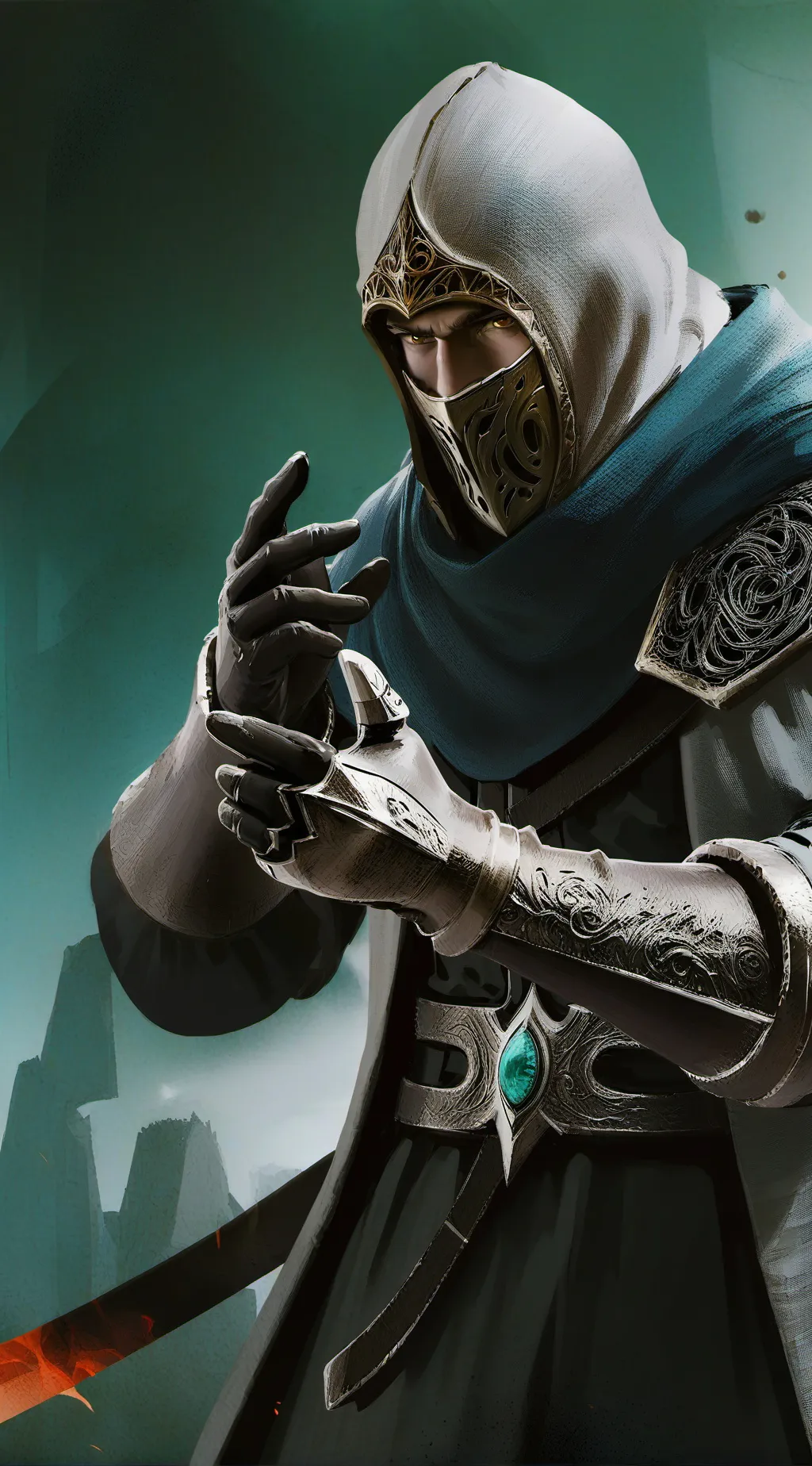 ai character: shadow  background