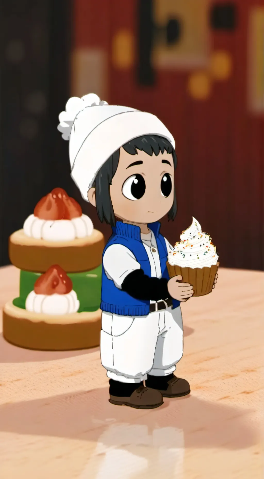 ai character: Cosmo X Shelly background