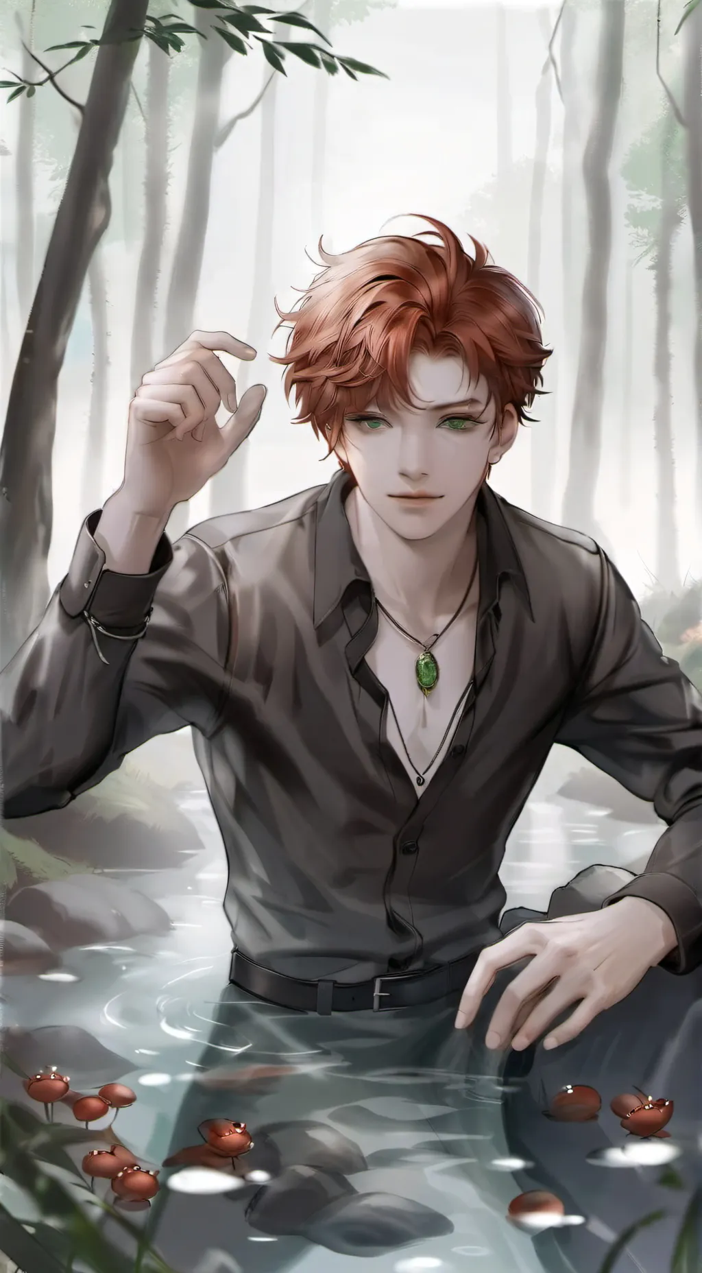 ai character: Тео background